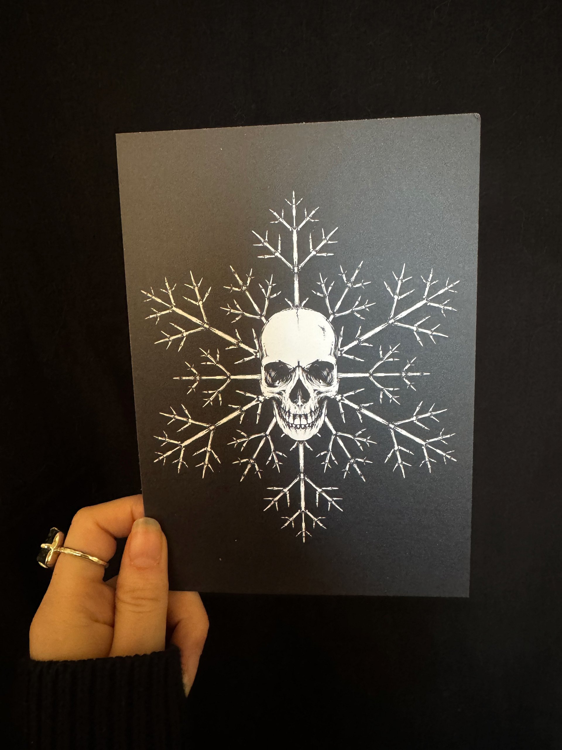 Happy Mail - ‘Skull Flake’ postcard product image (1)
