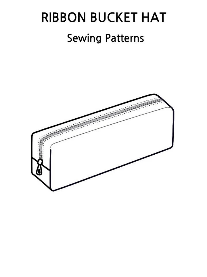 [PDF] Pencil Pouch DIY full size print PDF file product image (1)