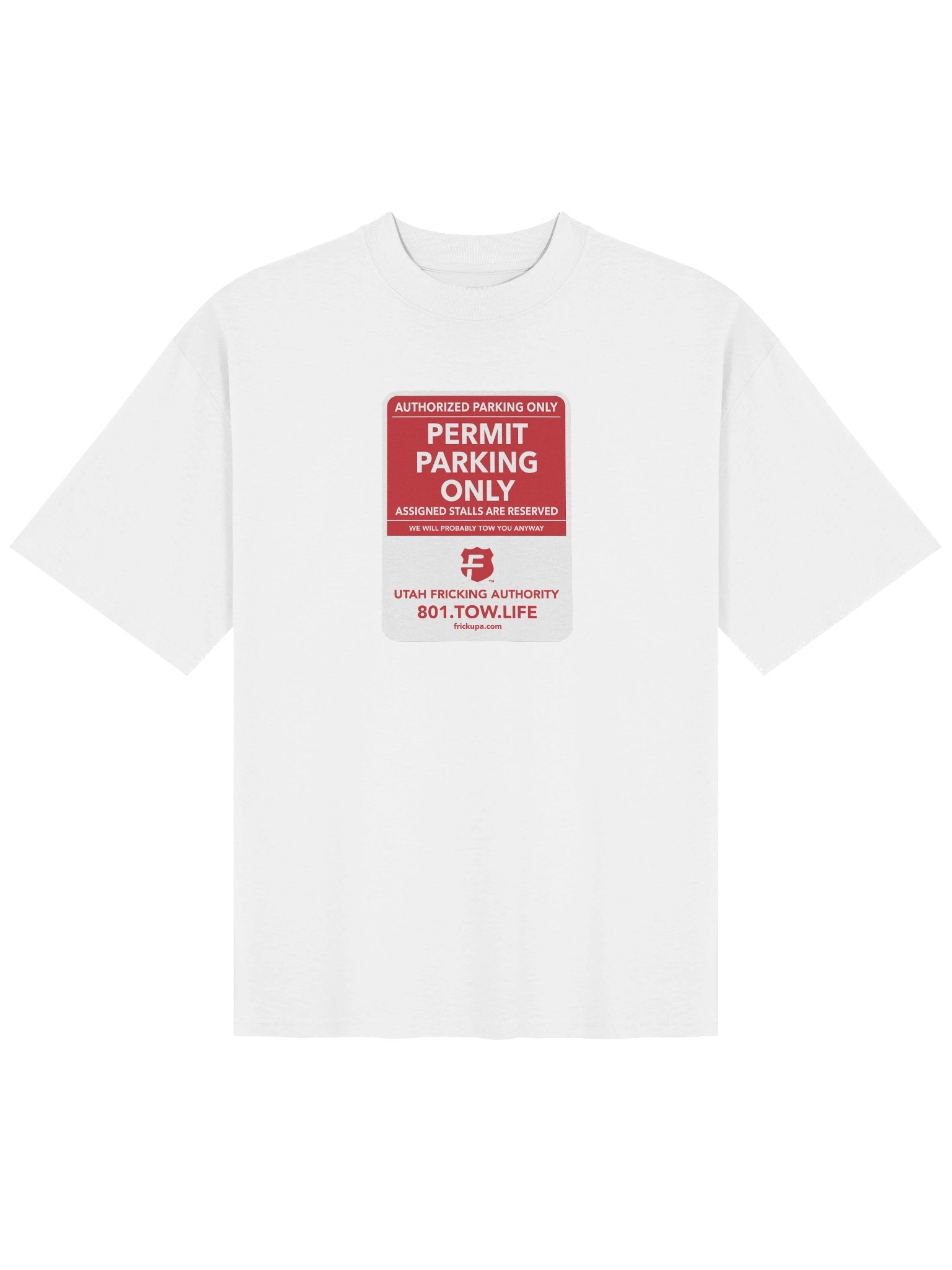 Permit parking only shirt product image (1)