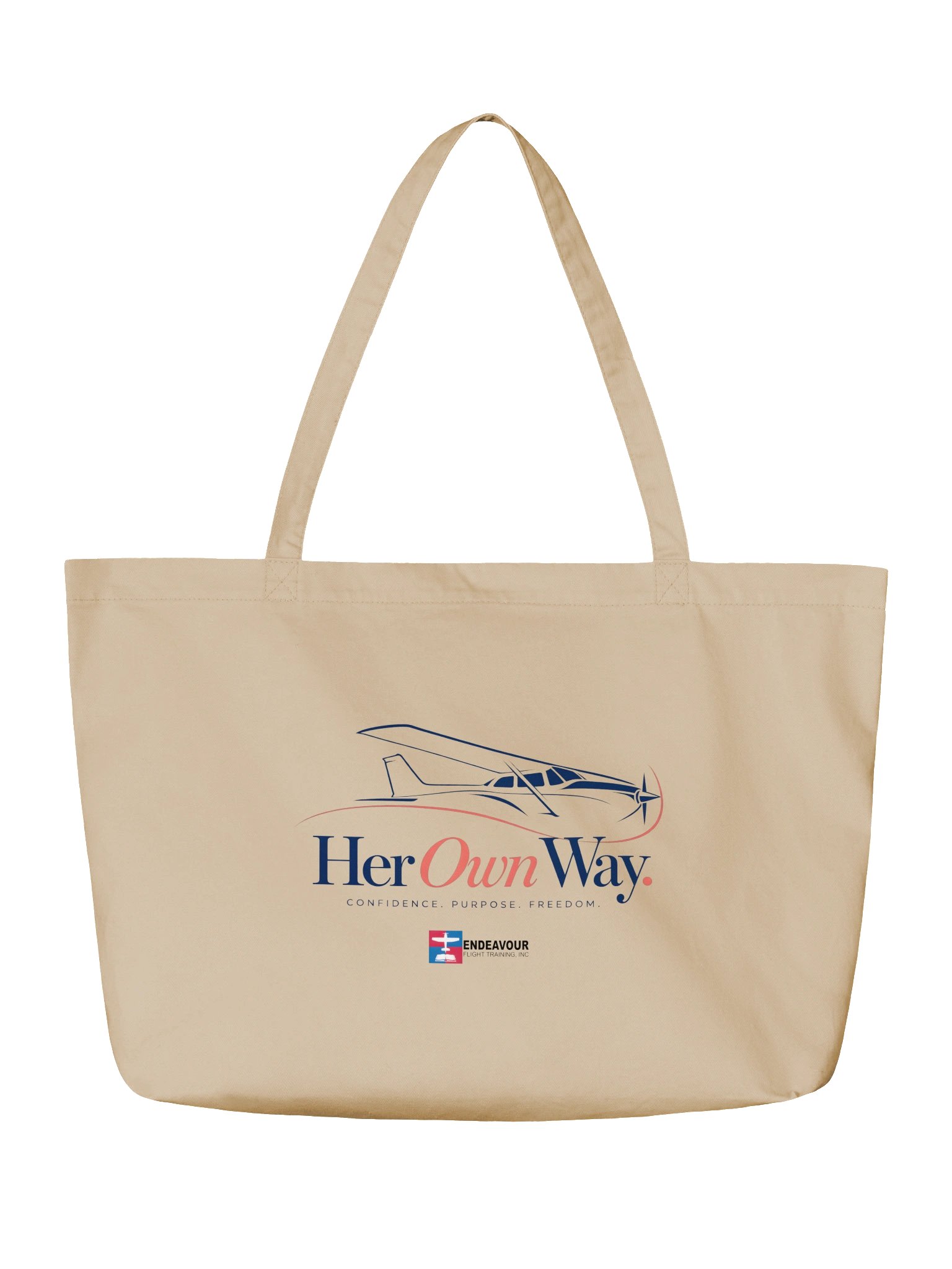 She Flies Airplane Logo Tote product image (2)