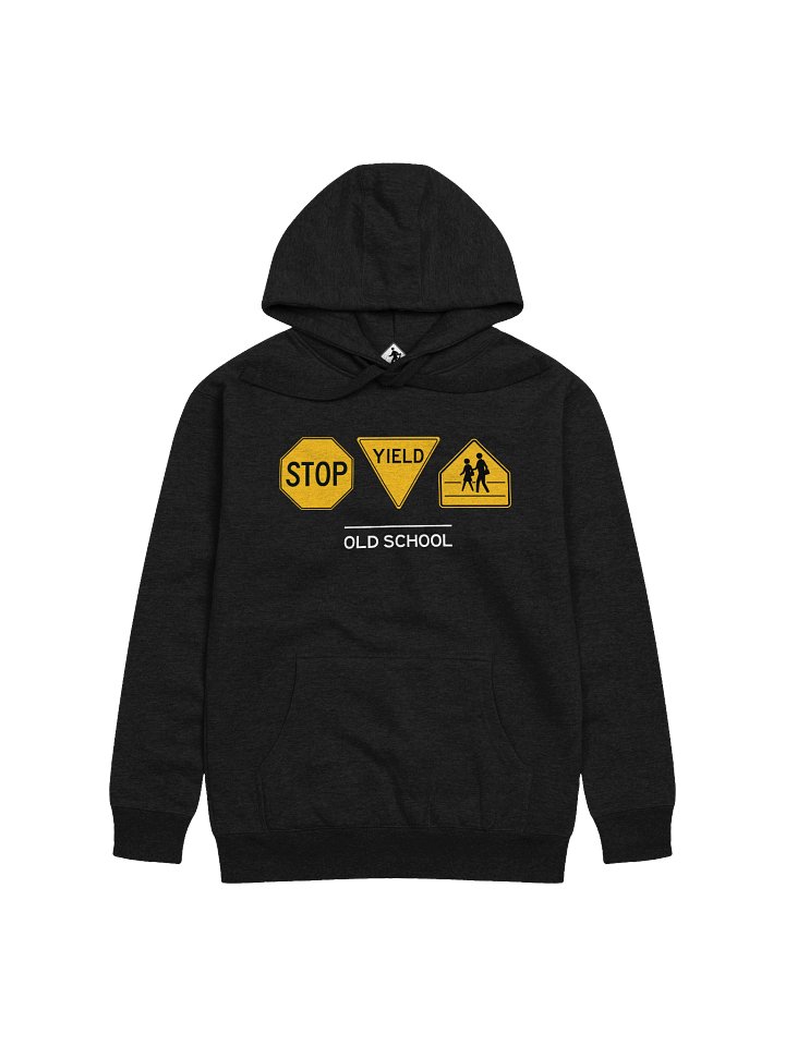 Old School Yellow Stop, Yield and School Sign Hoodie product image (1)