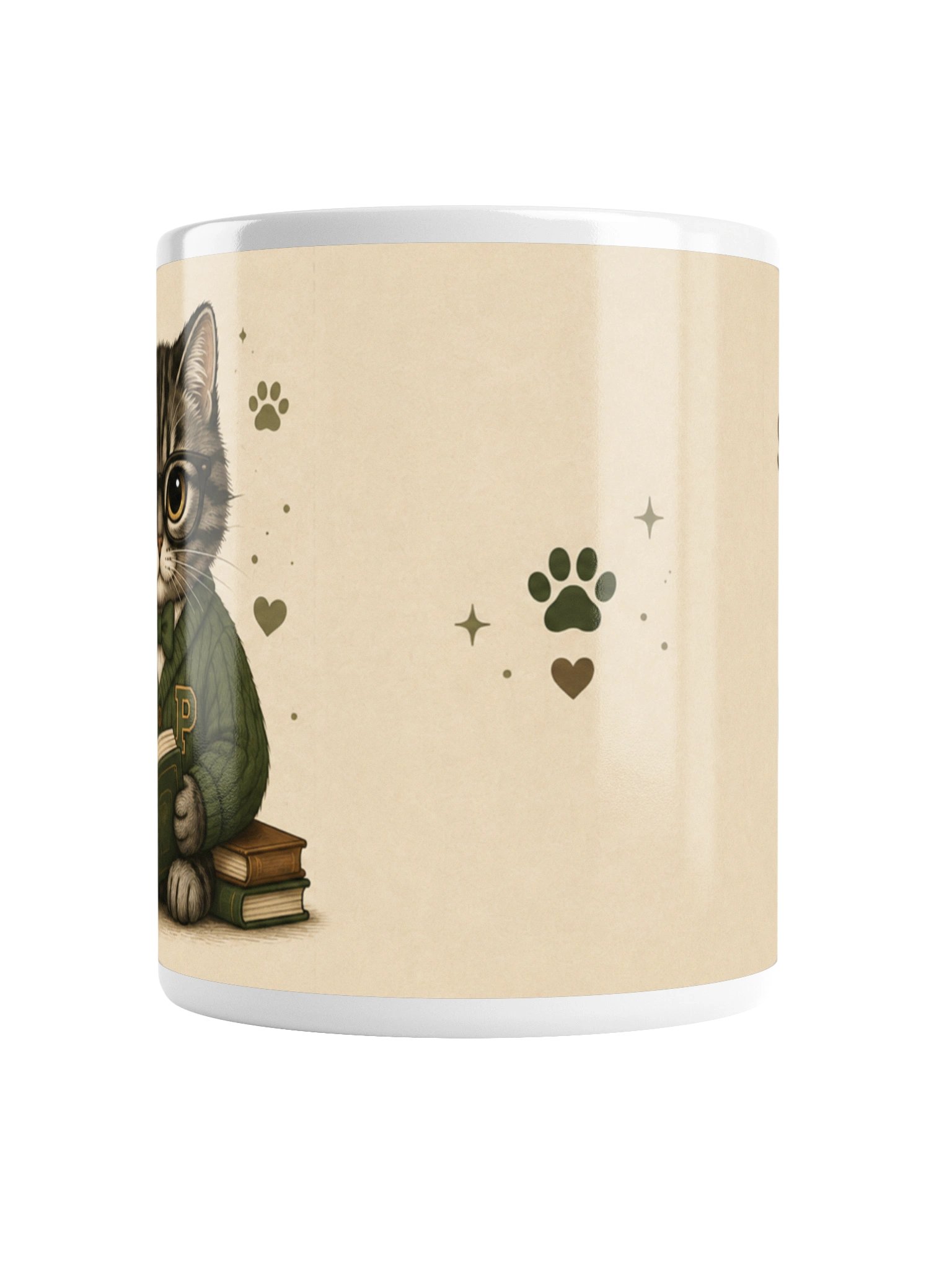 Pickles Social Battery Kitten Reading Mug product image (3)