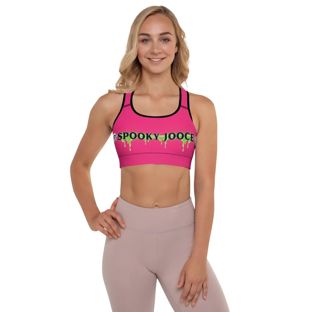 SPOOKY JOOCE Padded Sports Bra - Hot Pink product image (6)