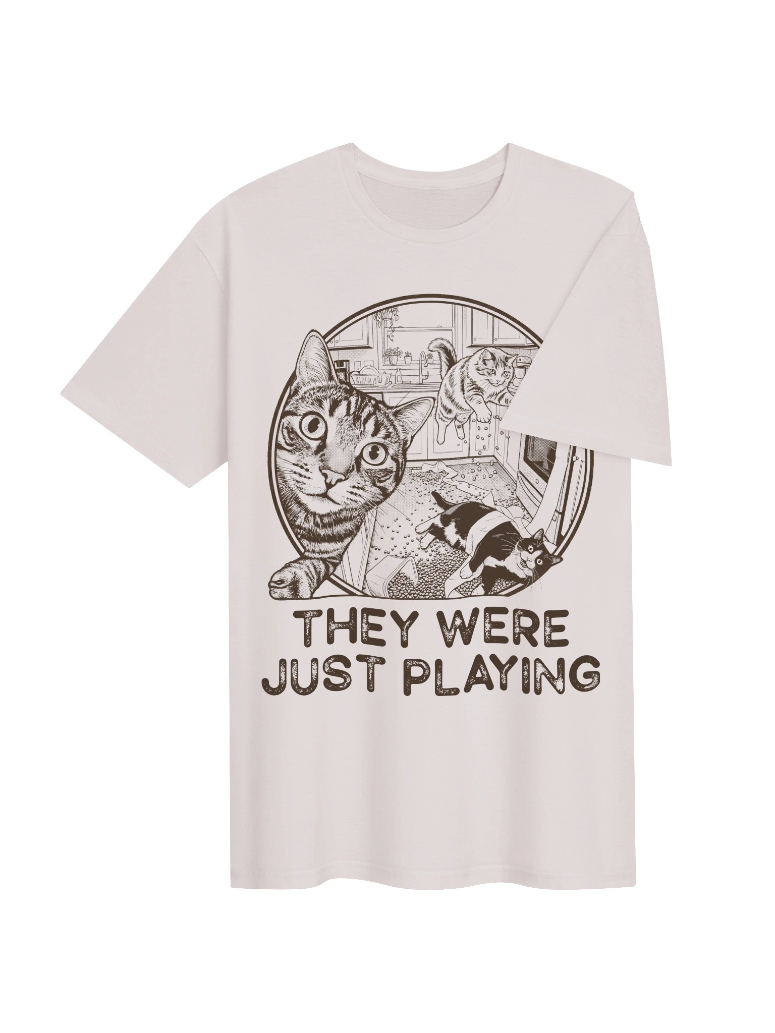 Kitchen Playing Cats T-Shirt product image (27)