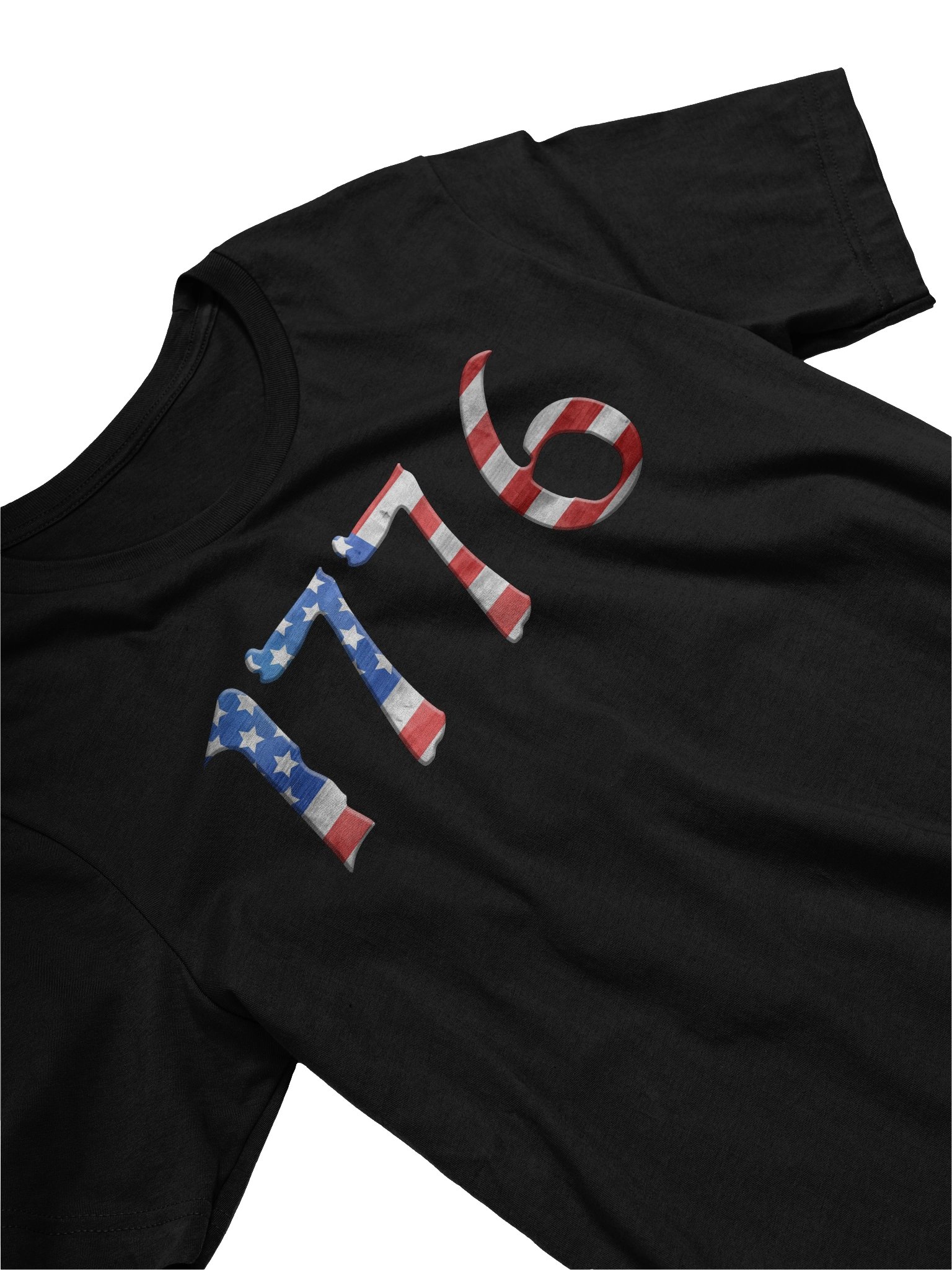 1776 Patriotic USA Flag Colors American Design T-Shirt product image (20)