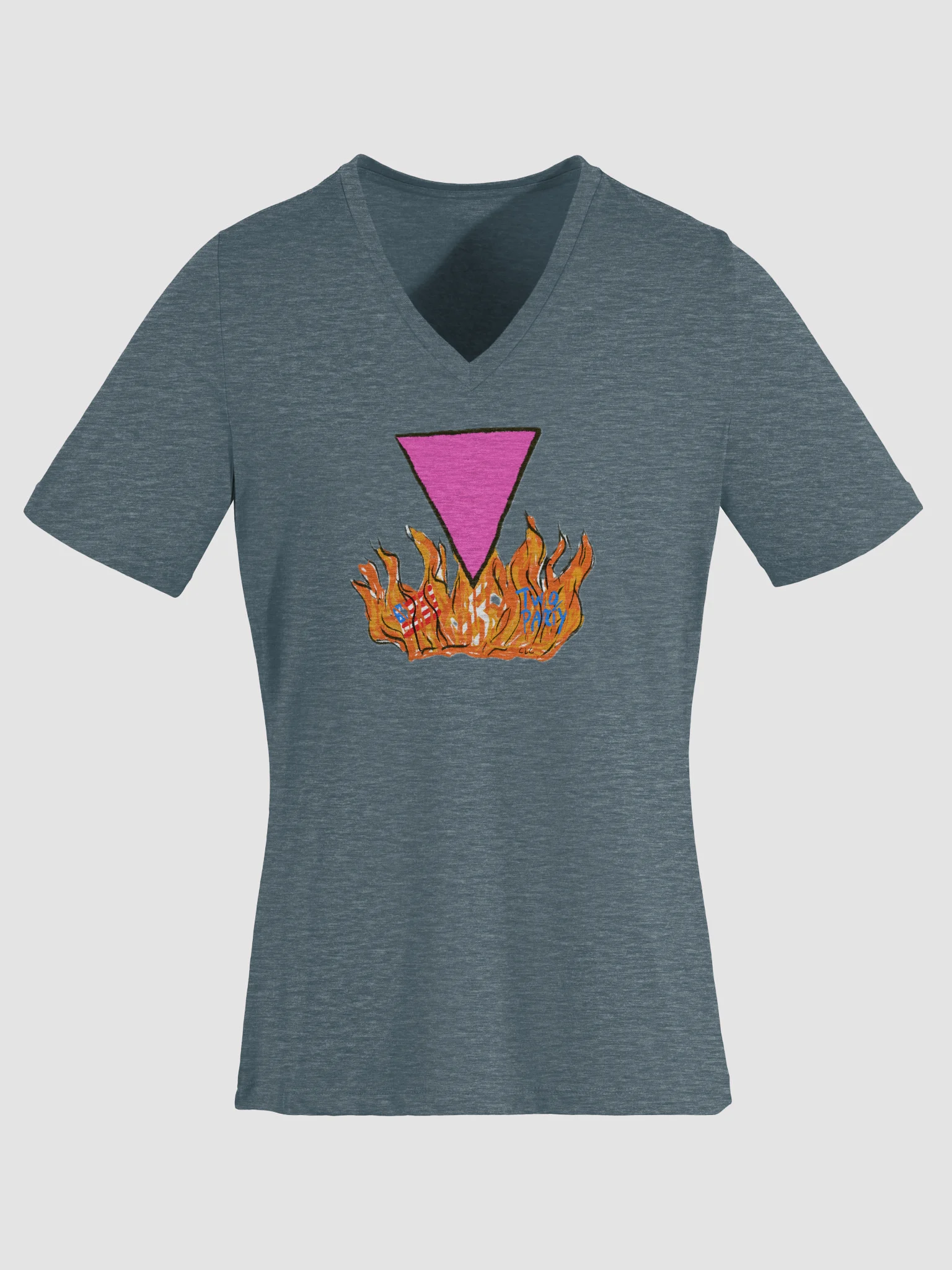 Burn It All Down V-Neck tee product image (24)