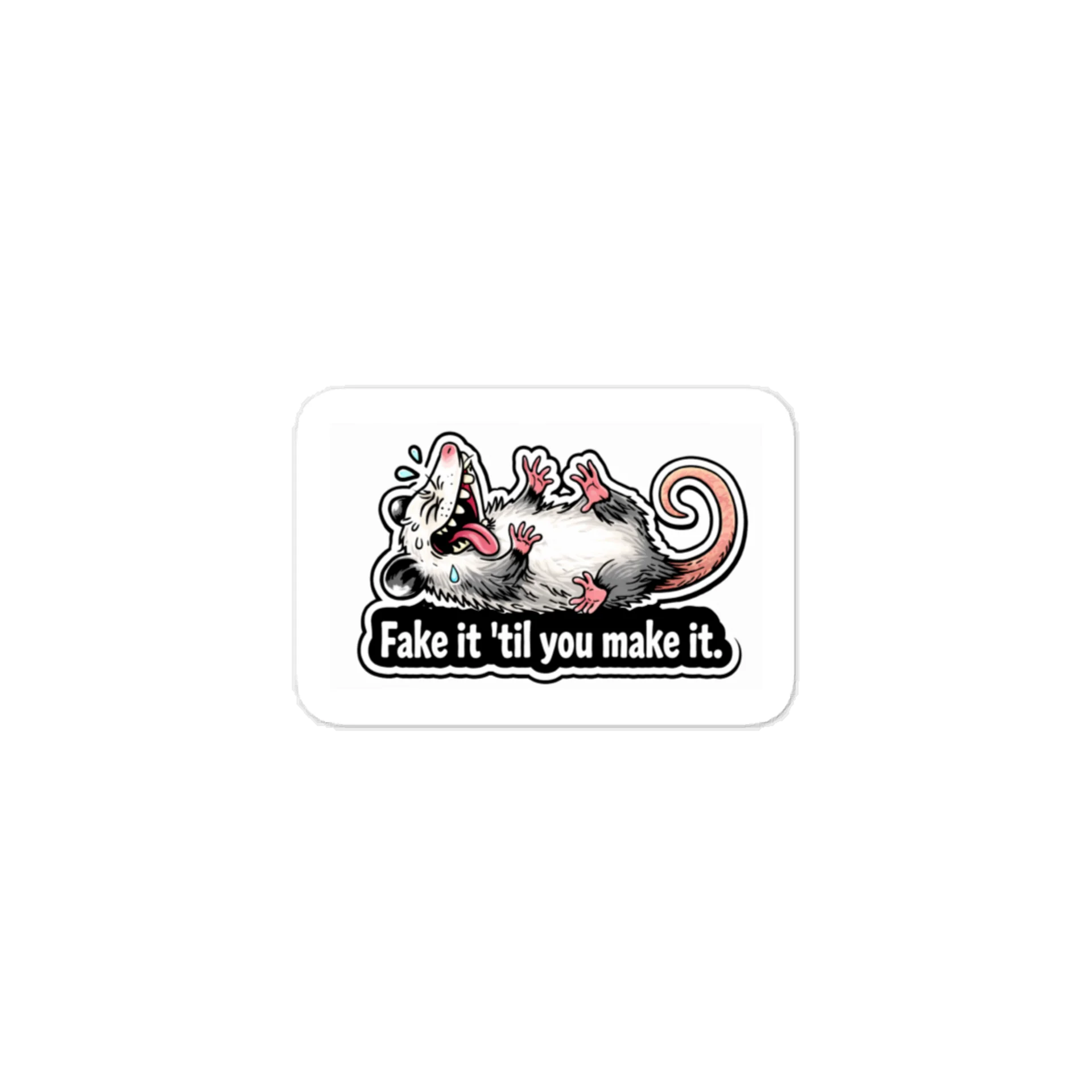 Fake It Sticker product image (1)