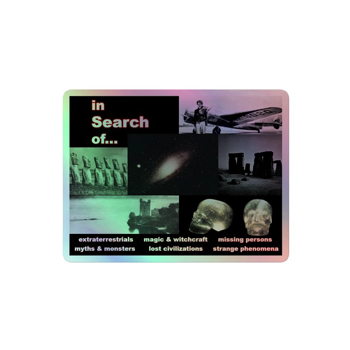 In Search of... Holographic Sticker product image (2)