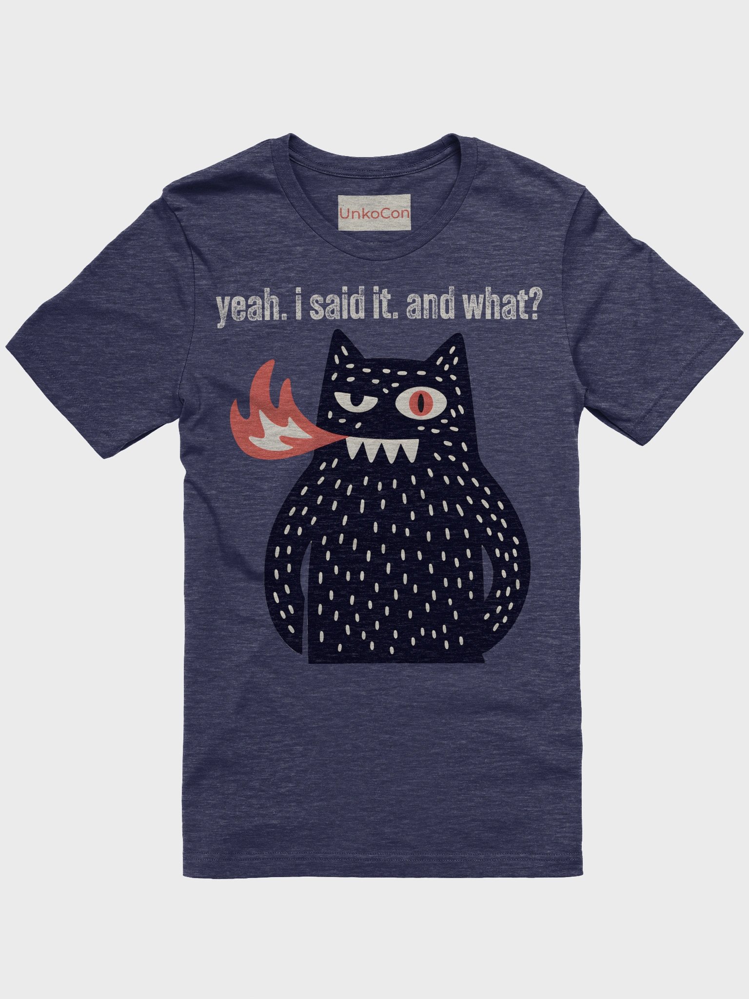 Dark Cat T-Shirt – Unisex Tee - UnkoCon Original T-Shirt product image (6)