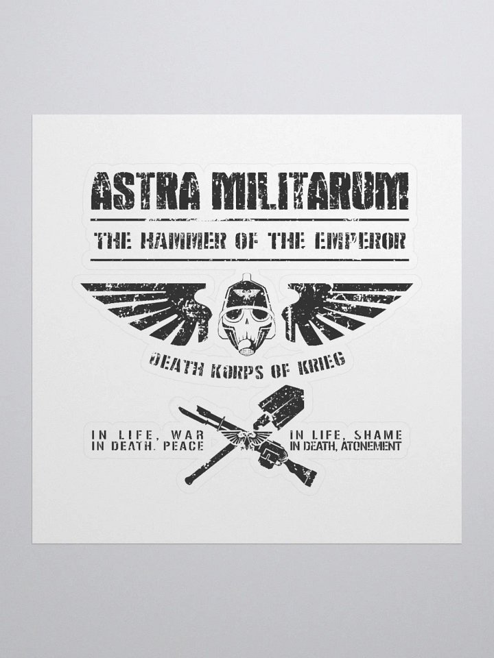Death Korps of Krieg Warhammer 40k Sticker | Retro Military Design product image (2)