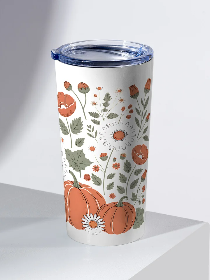Pumpkin Patch Floral Stainless Steel Tumbler product image (2)
