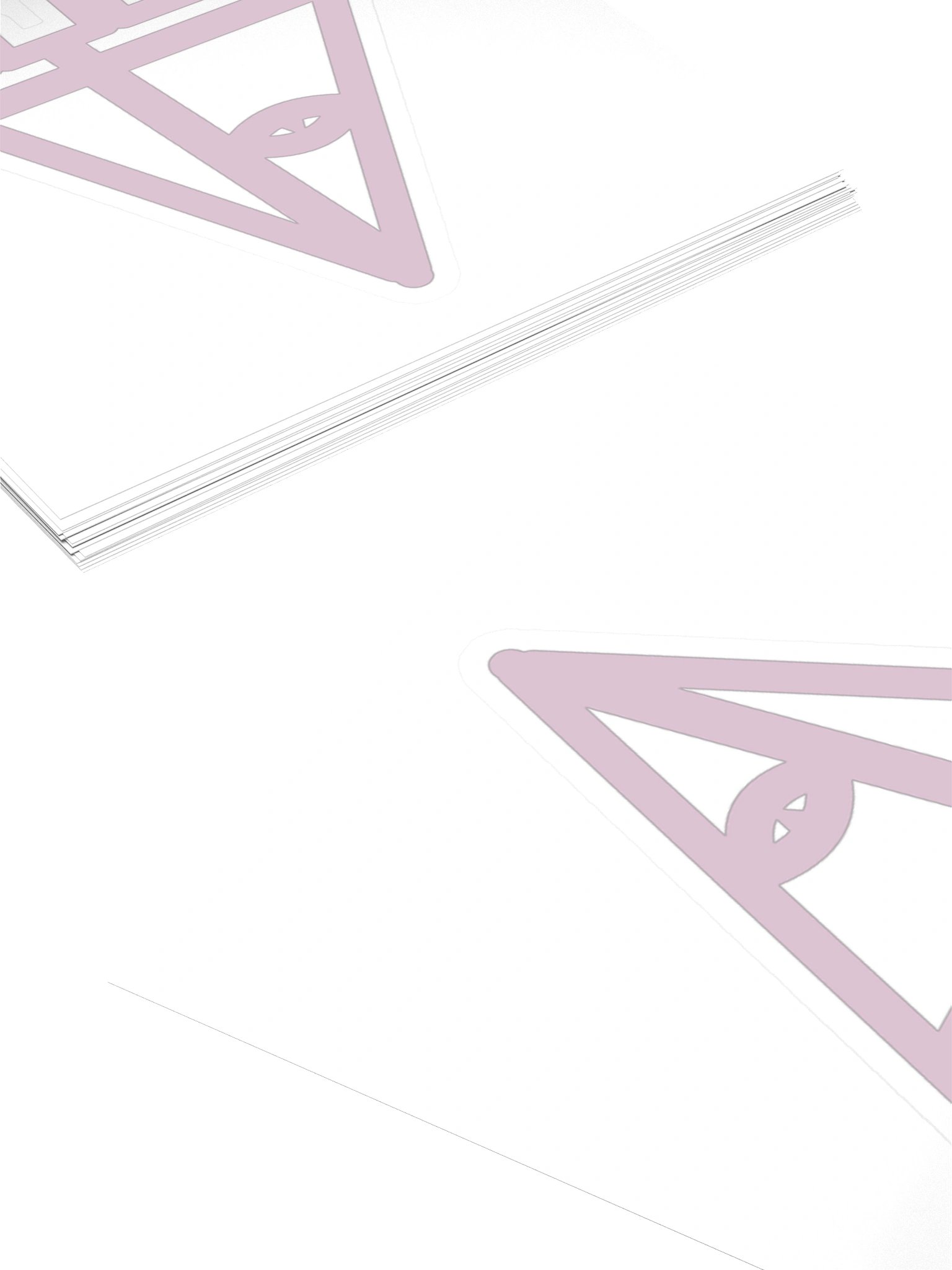 Dripping Triangle — Transfer Sticker product image (4)
