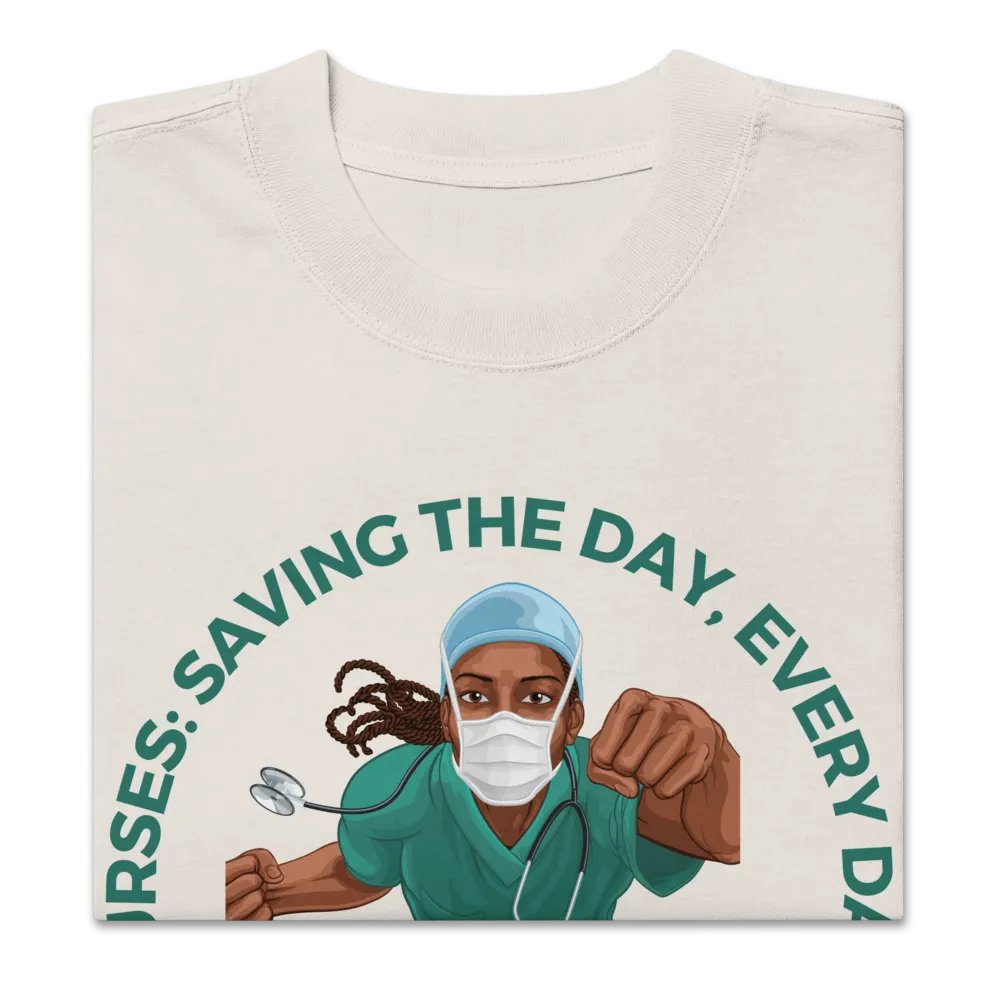 Superheroes in Scrubs Oversized Tee product image (16)