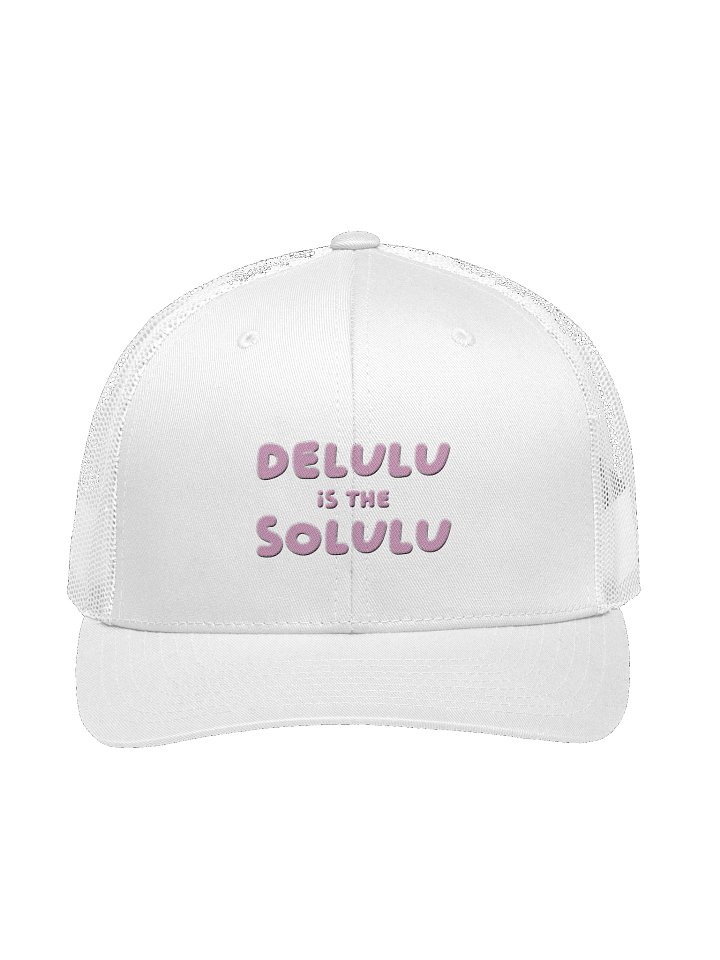 DELULU Retro Trucker Hat product image (3)
