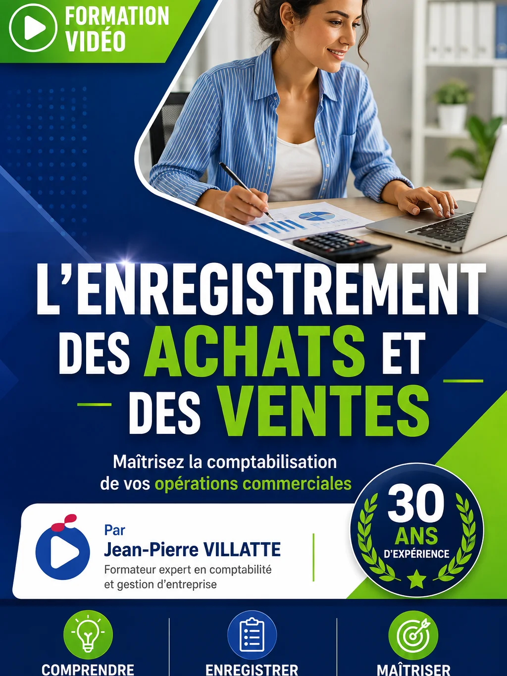 Formation vidéo les enregistrements des achats et des ventes product image (1)
