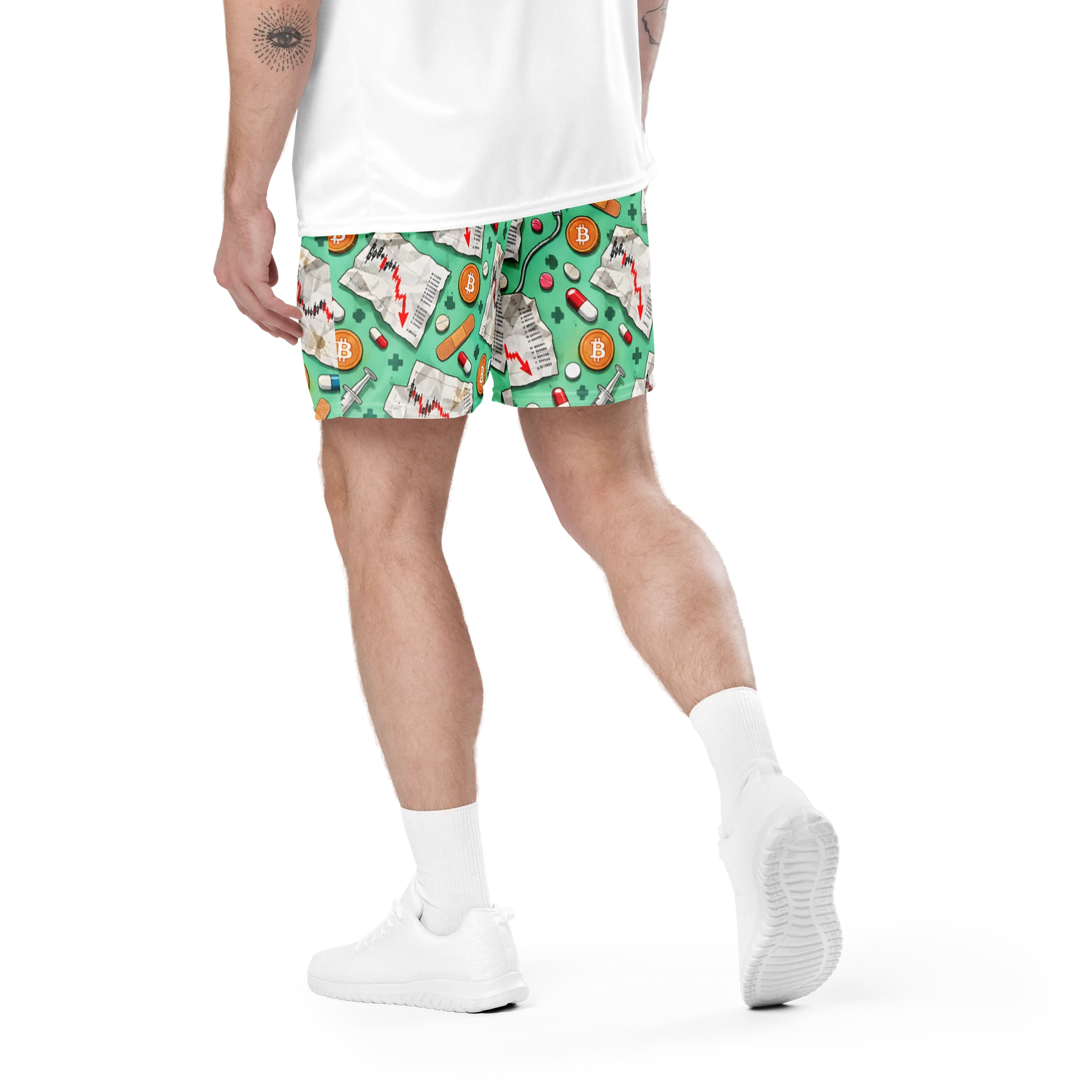 Market Signals Mesh Shorts — Paper Hands Costume Set product image (4)