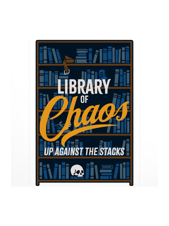 Library of Chaos Shelf Kiss Cut Sticker product image (1)