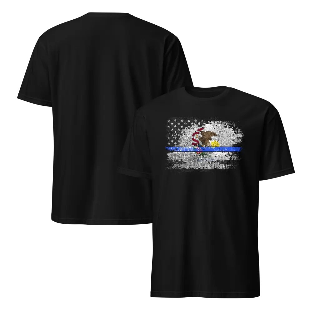 Illinois Thin Blue Line Flag product image (6)