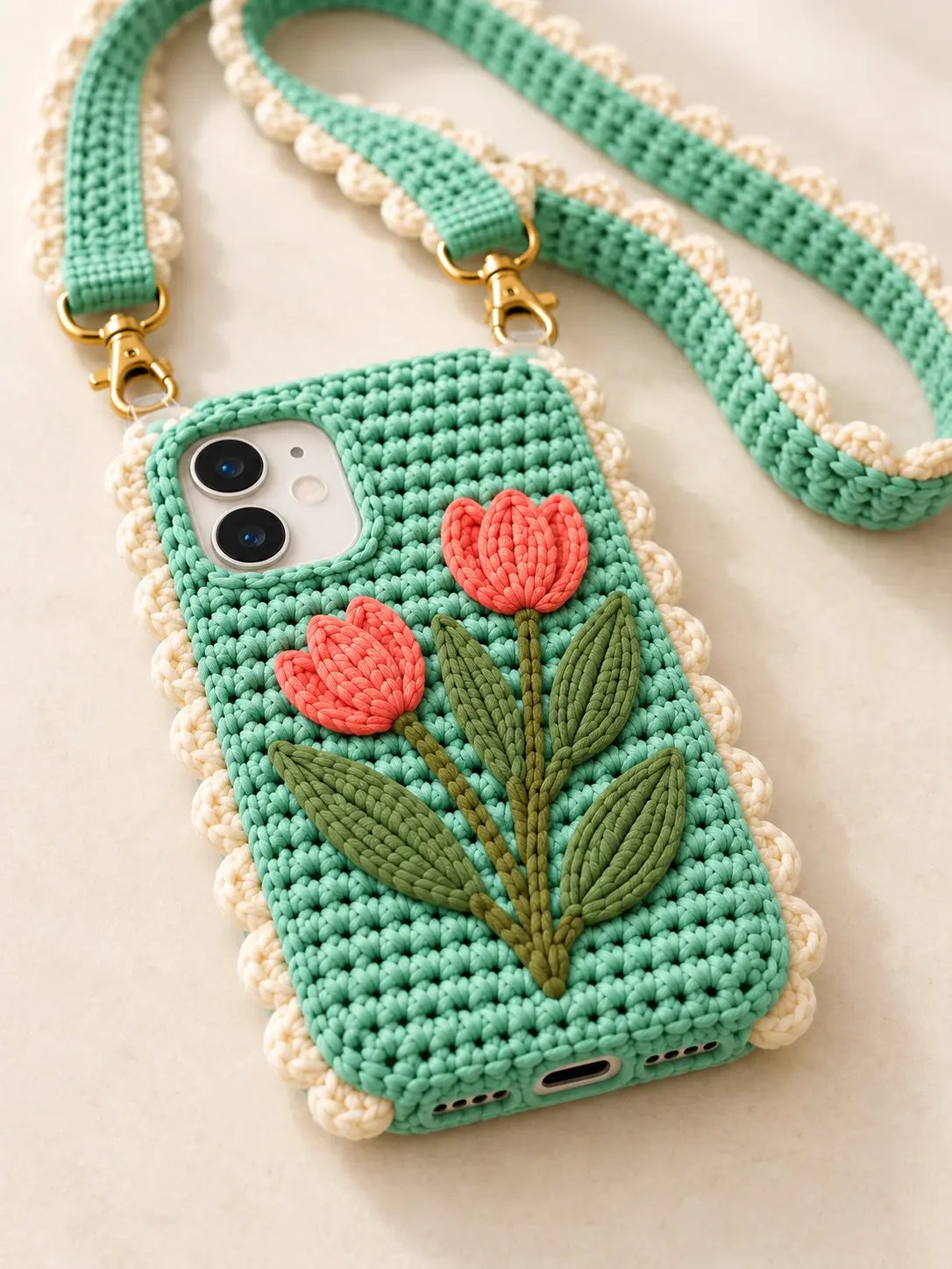 Tulip Phone Case Crochet Pattern PDF product image (4)