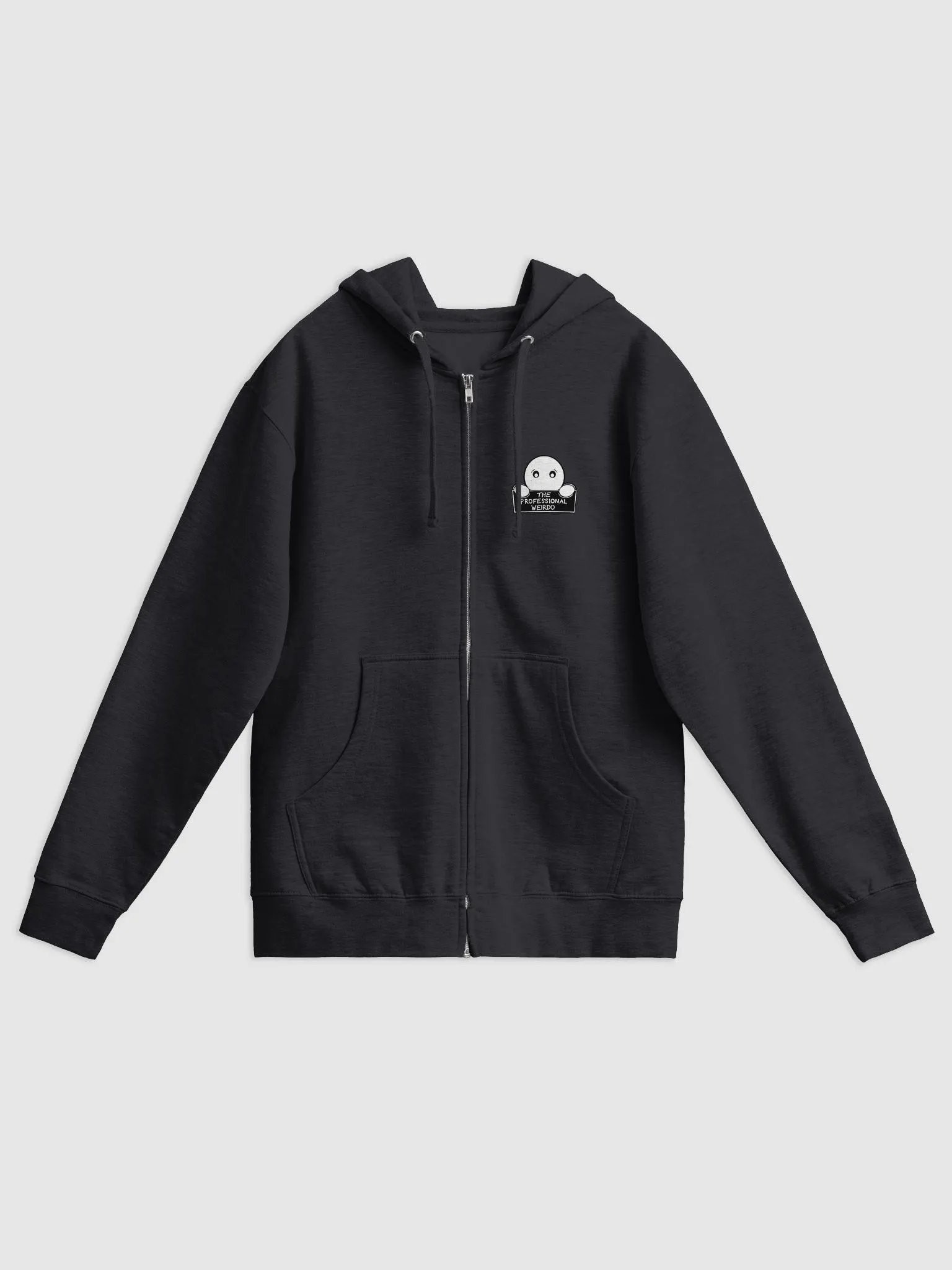 THE PROFESSIONAL WEIRDO ZIP PRINTED HOODIE product image (2)