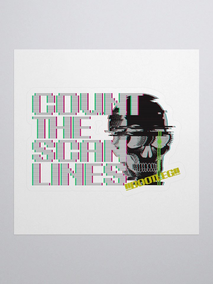 Scanlines Sticker product image (1)