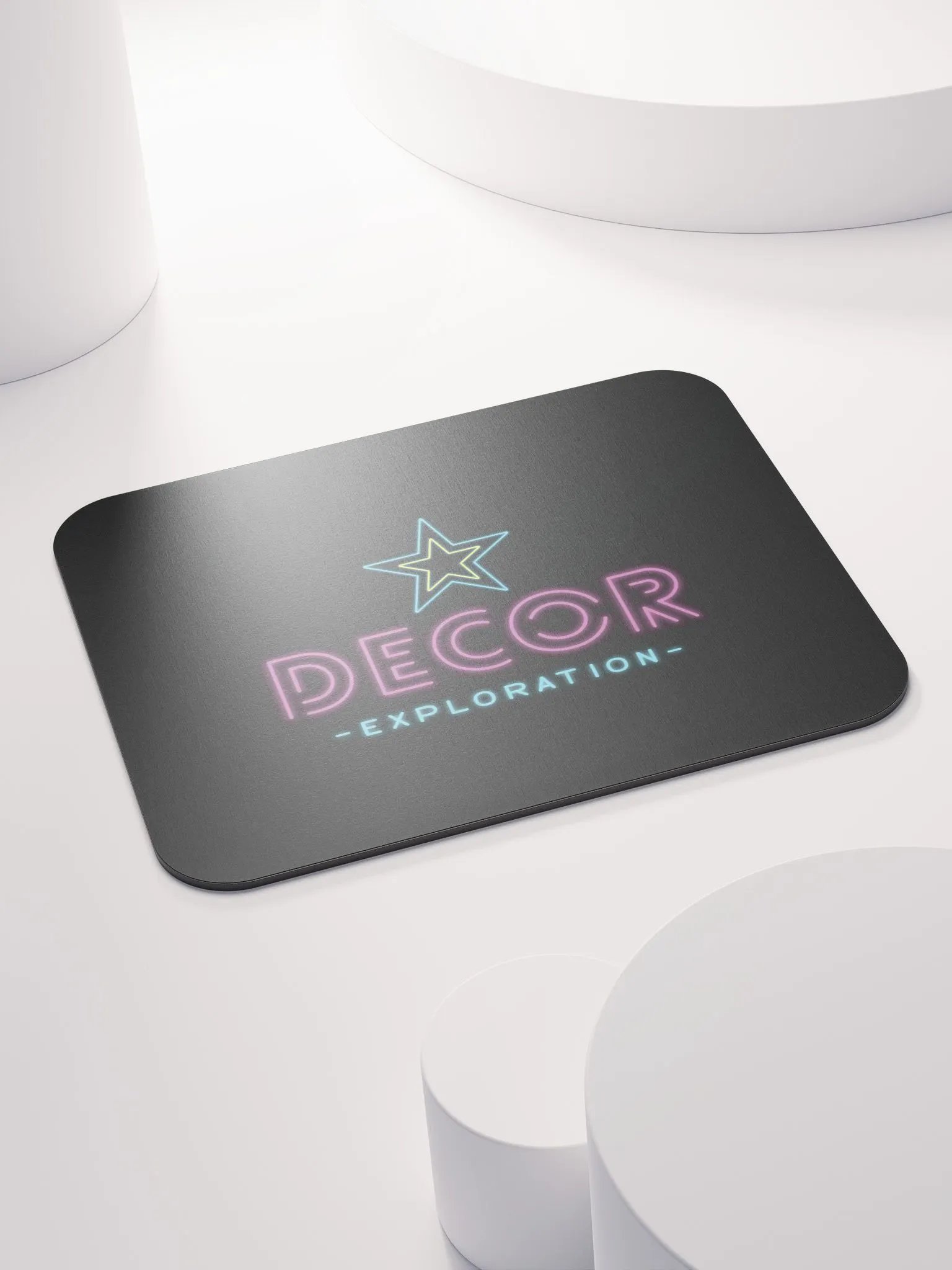 Decor Exploration Black Classic Mouse Pad product image (4)