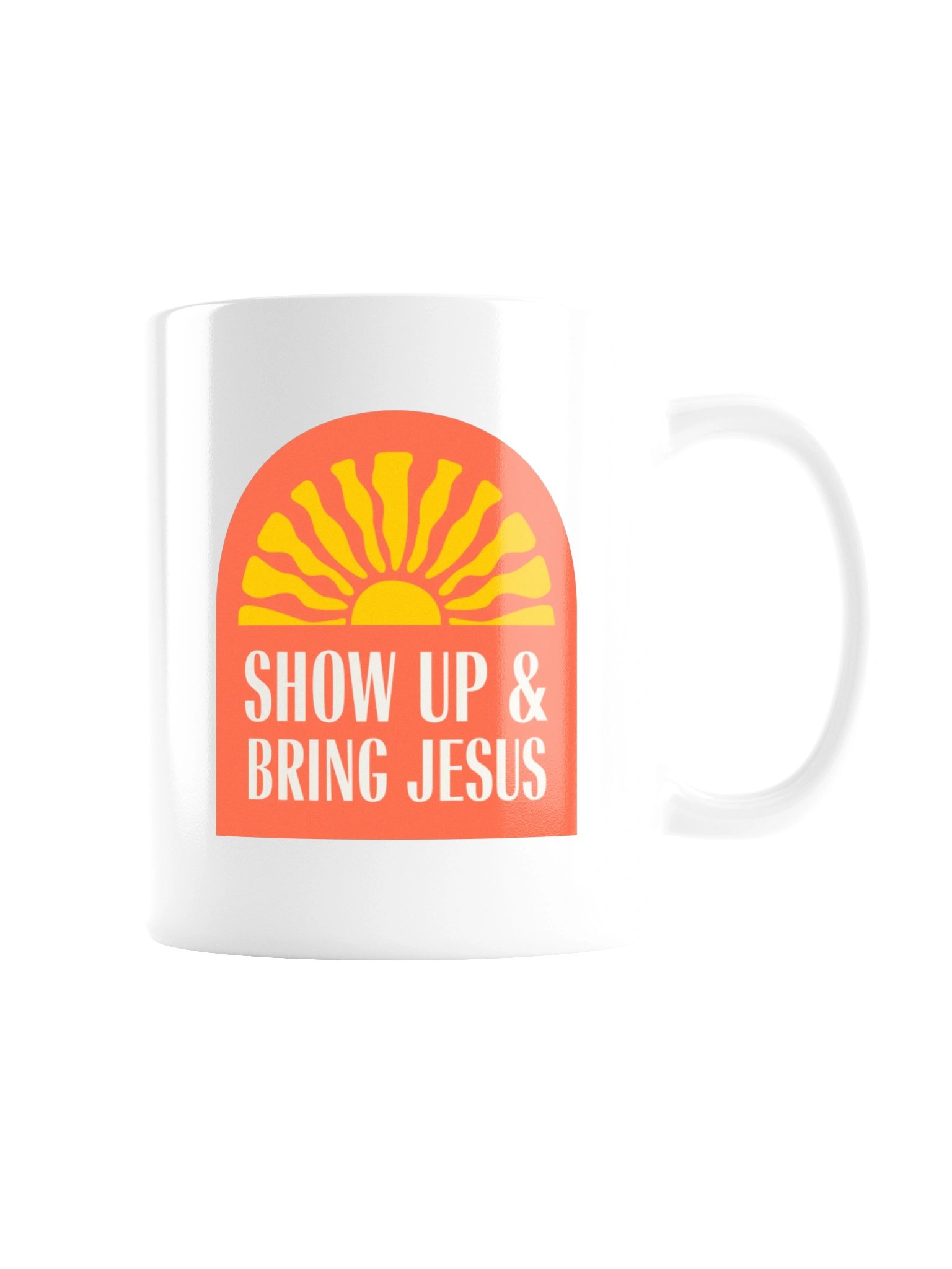 Show Up & Bring Jesus Mug product image (7)