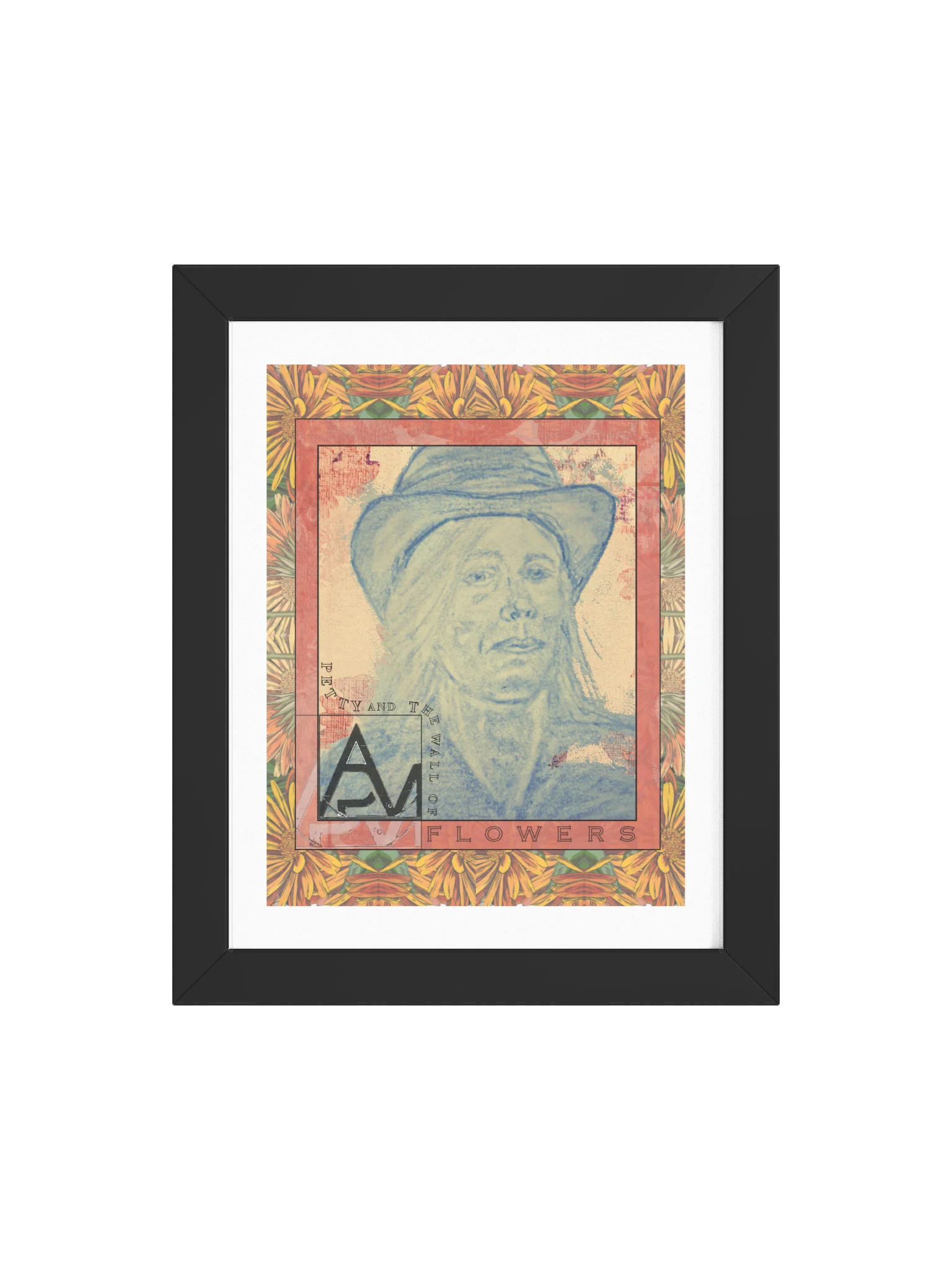 PETTY & THE WALL OF FLOWERS (Framed Art) product image (4)