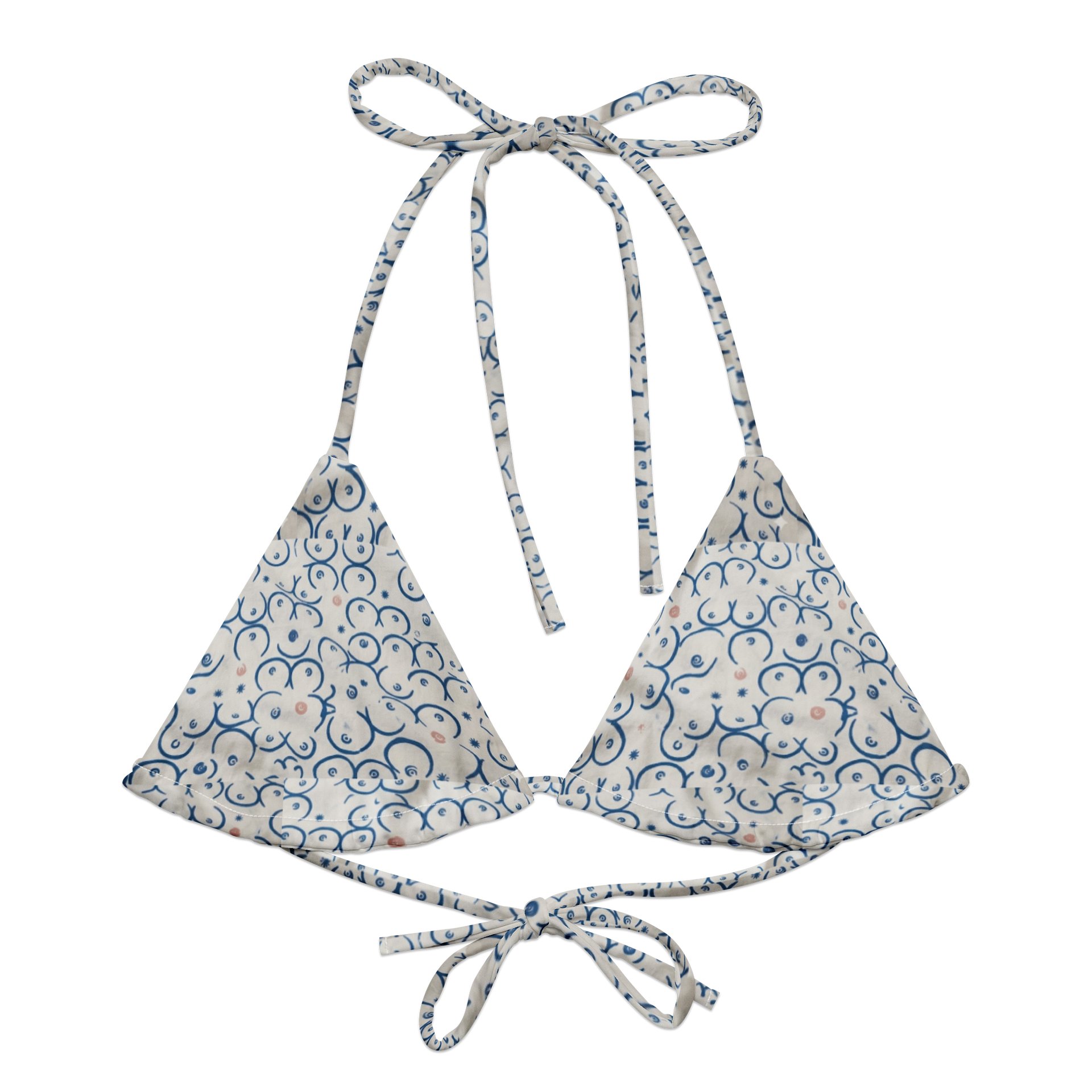 the boobs all over print bikini top product image (1)