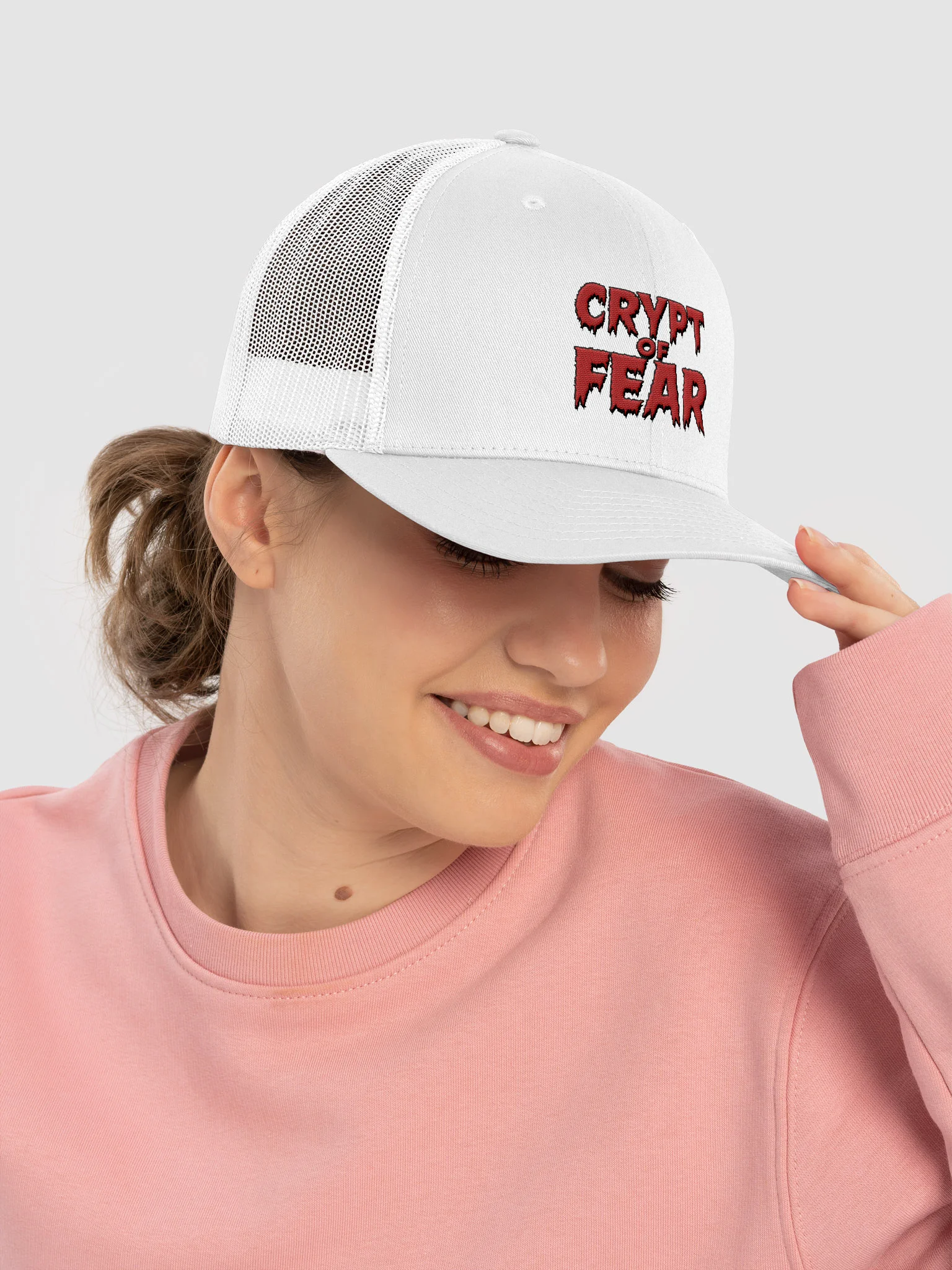 CRYPT OF FEAR Retro Trucker Hat product image (5)