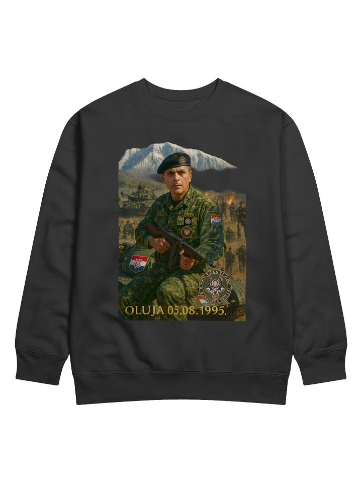Vukovi 9.Gardajska Brigada Military Sweatshirt product image (3)