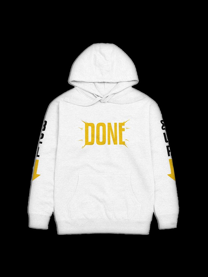 'DONE' Gold Hoodie - Lights product image (1)