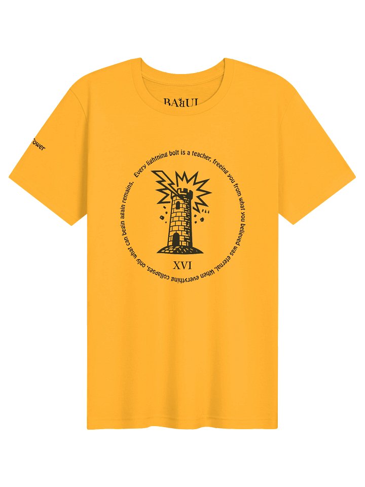 The Tower - ArcanaPop T-Shirt – Where Tarot Magic Meets Pop Art product image (1)