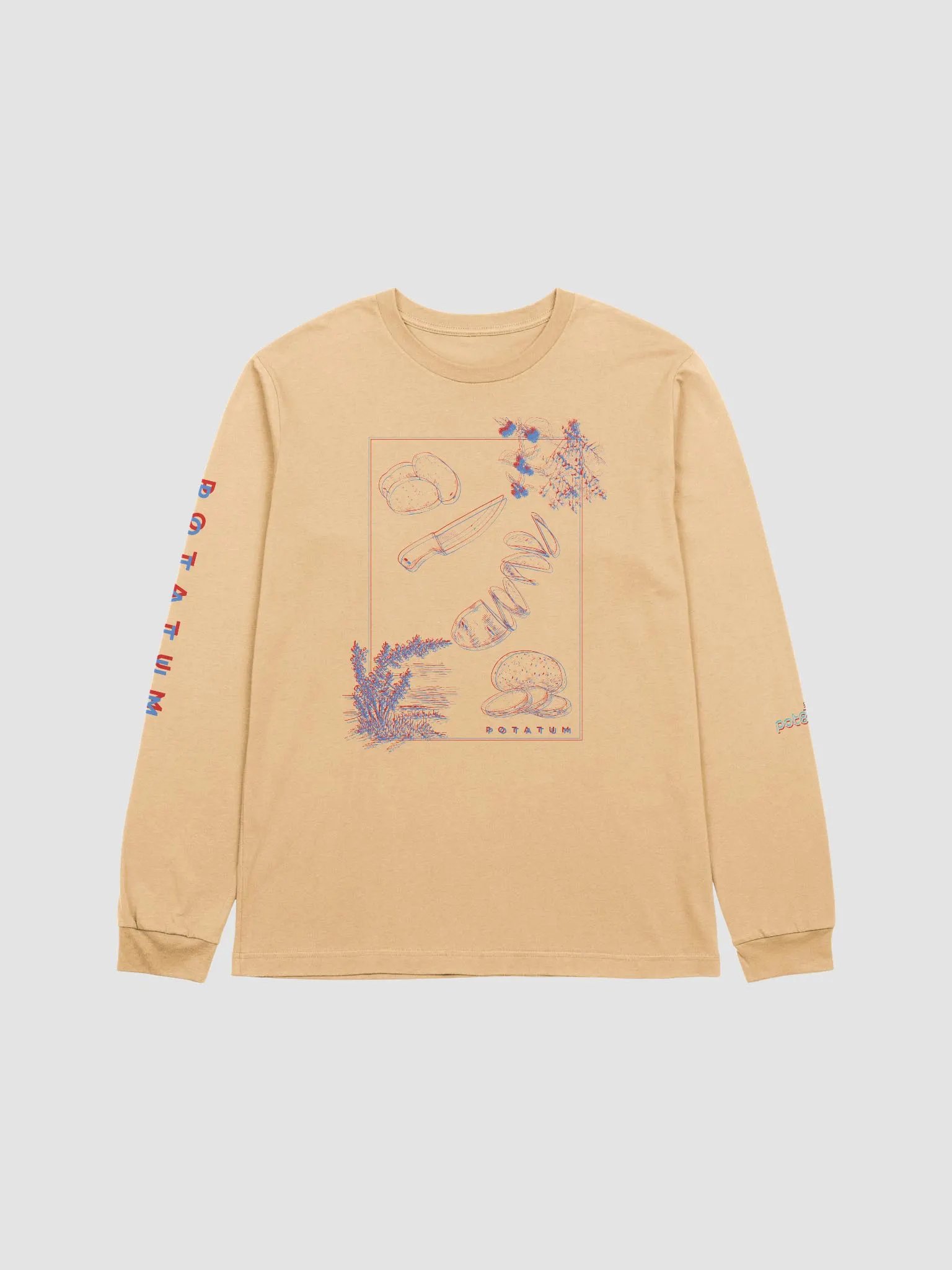 POTATUM 3D supersoft long sleeve tee product image (17)