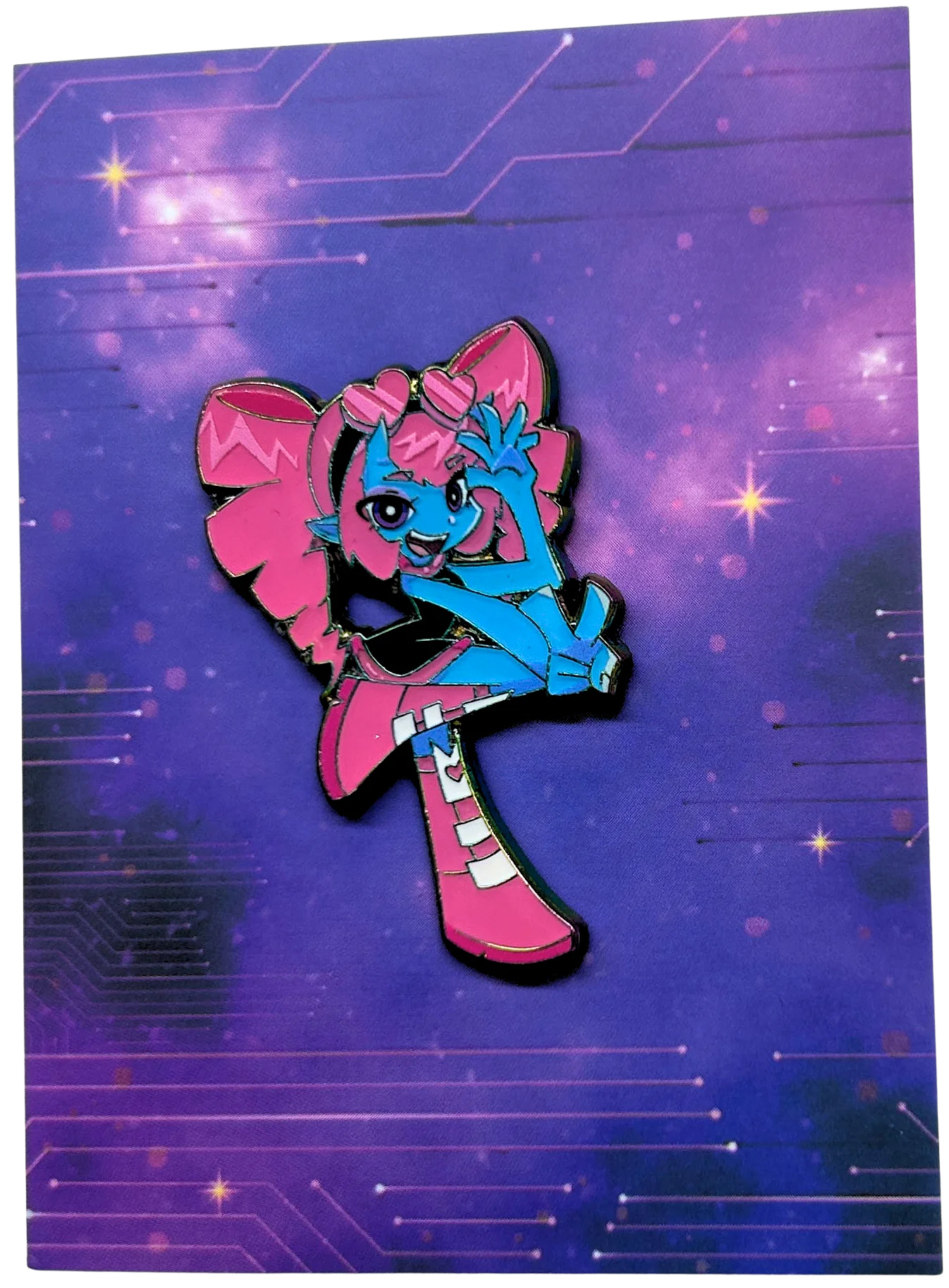 ✨ LIMITED ✨ - Circuit Witch Enamel Pin - Pop Cartoon Anime Style product image (3)