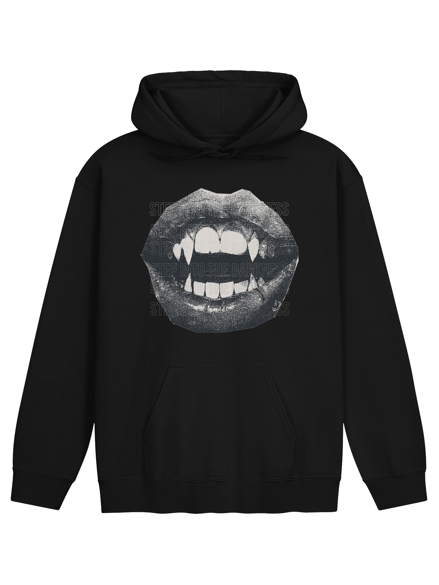 'Step Into The Darkness' printed hoodie product image (1)