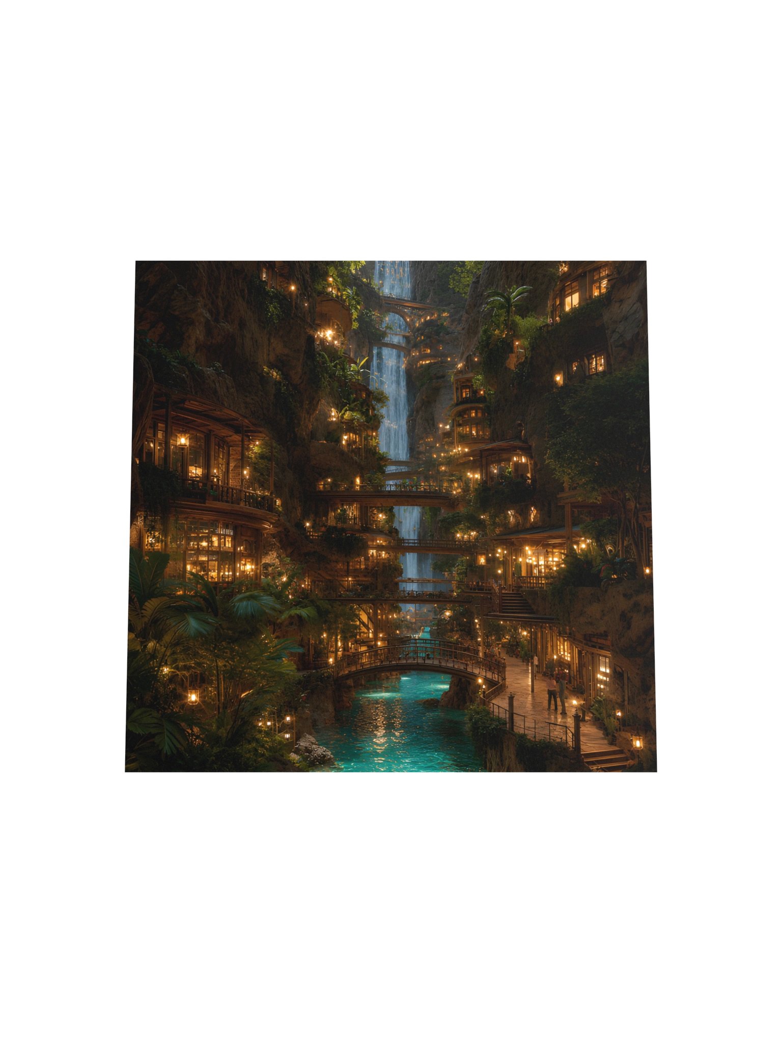 Waterfall Village | Fantasy Cliffside Tropical Resort product image (5)