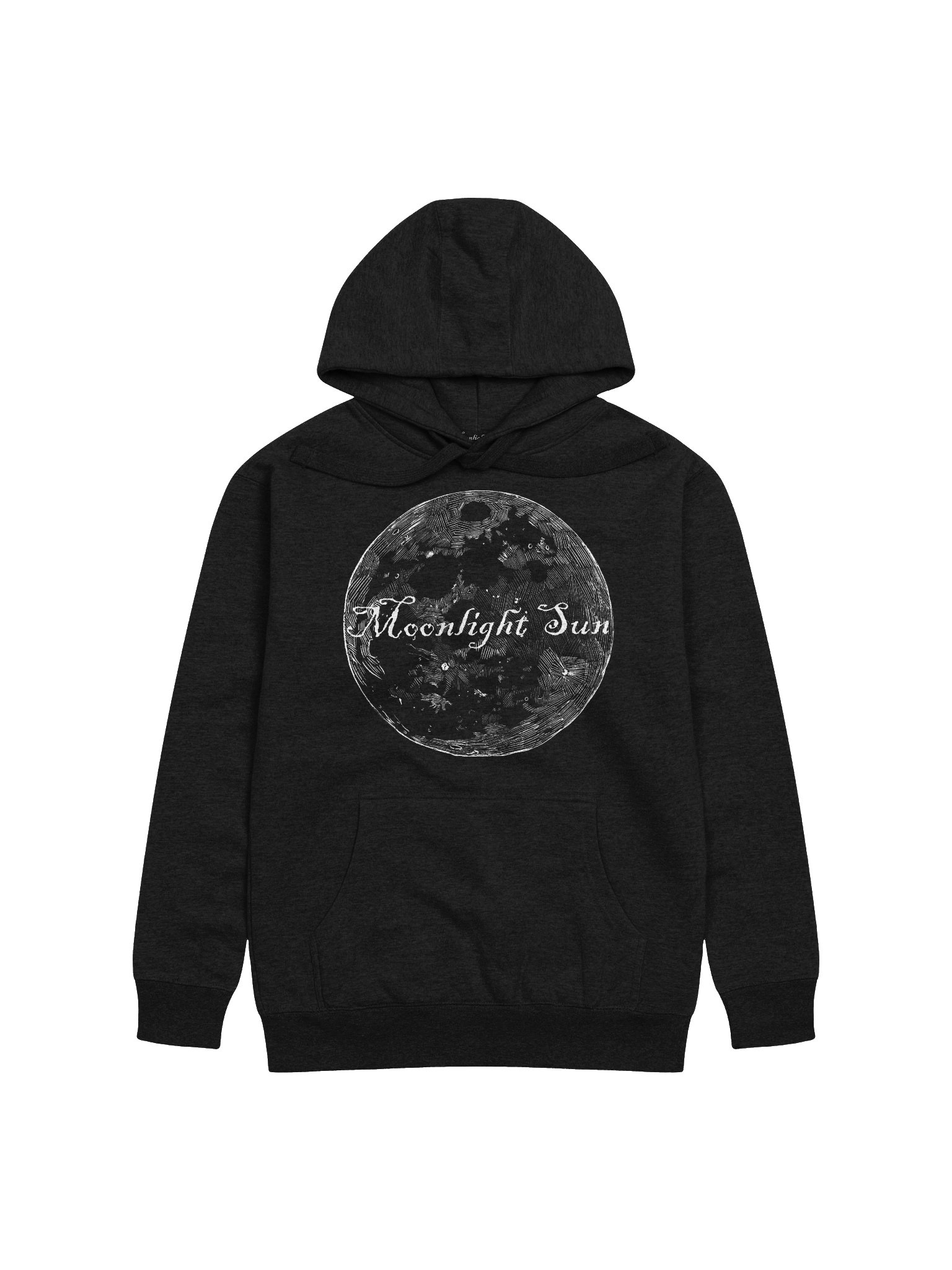 Moonlight Sun Black Hoodie product image (1)