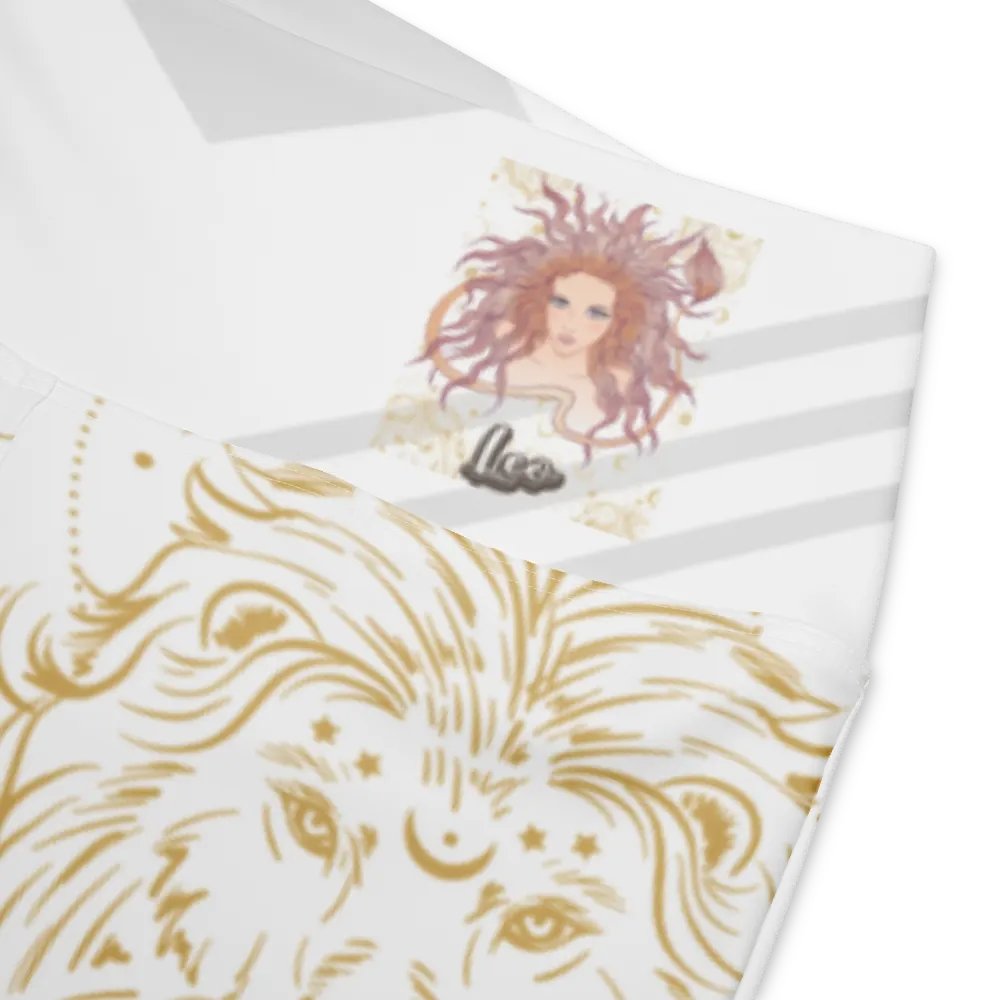 Golden Leo Flare Leggings product image (8)