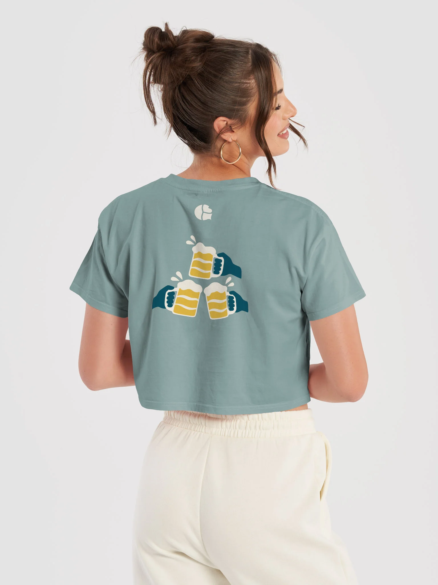 CBG Oktoberfest 2026 Women's Premium Crop Top - Cheers product image (1)