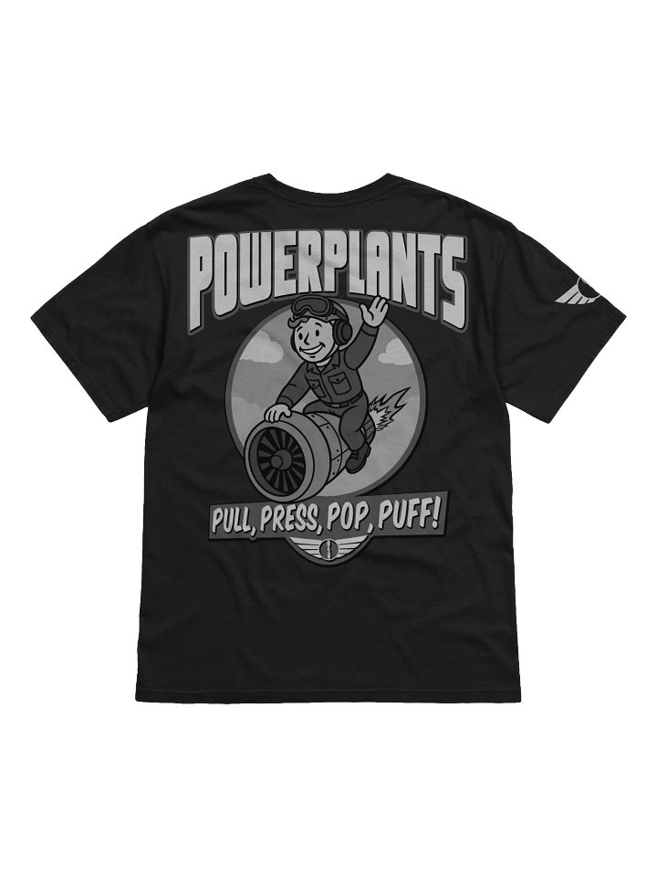"POWERPLANTS: Puff!" B/W Best Shirt product image (1)