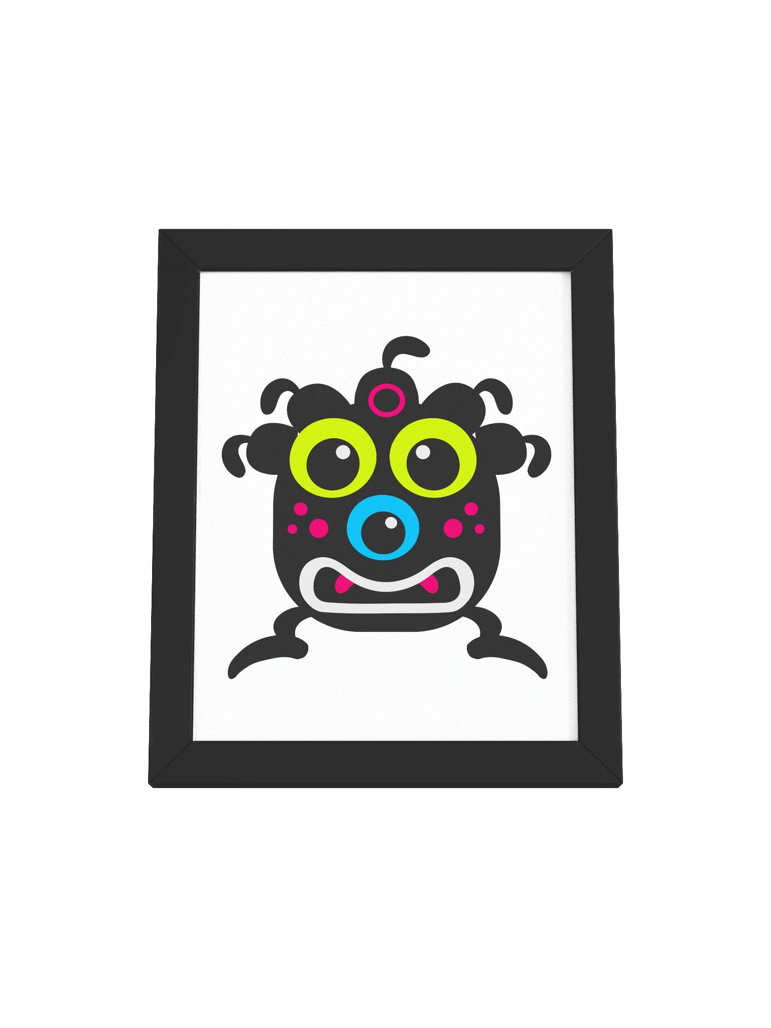 Framed High-Quality Monsters Poster (in) product image (2)