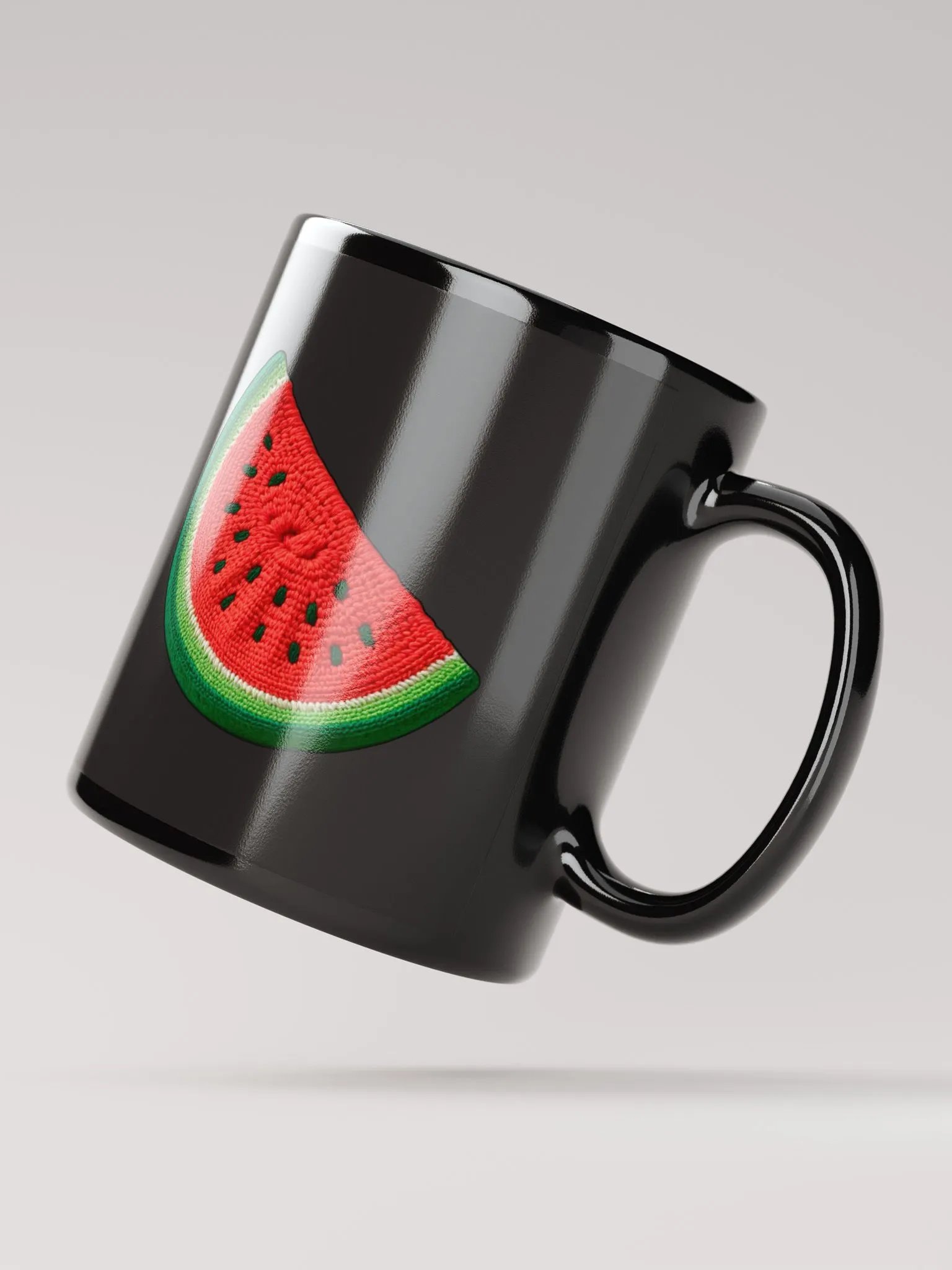 CozyAvocado Black Glossy Mug Watermelon #1 product image (2)