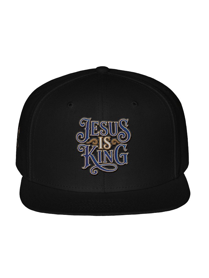 'Jesus is King' Premium Embroidered along with Right Side Logo as well product image (3)