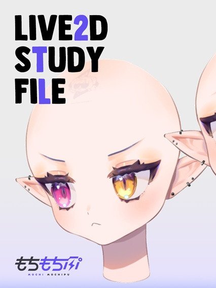 【FULFILLED】Head XYZ + Complete Face Rigging Live2D Study File product image (2)