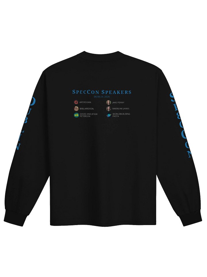 SpecCon Tayto Dublin 2026 Dark Long-Sleeve Shirt product image (3)