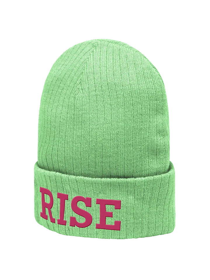 RISE Embroidered Beanie [PINK ver.] product image (2)