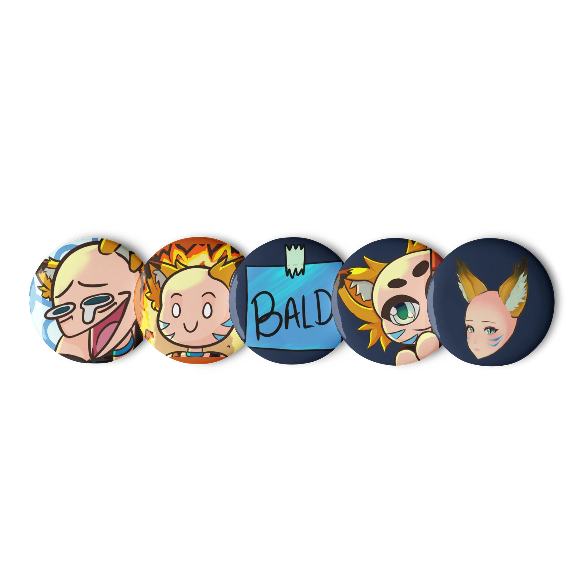 Baldcee Button Merch product image (1)