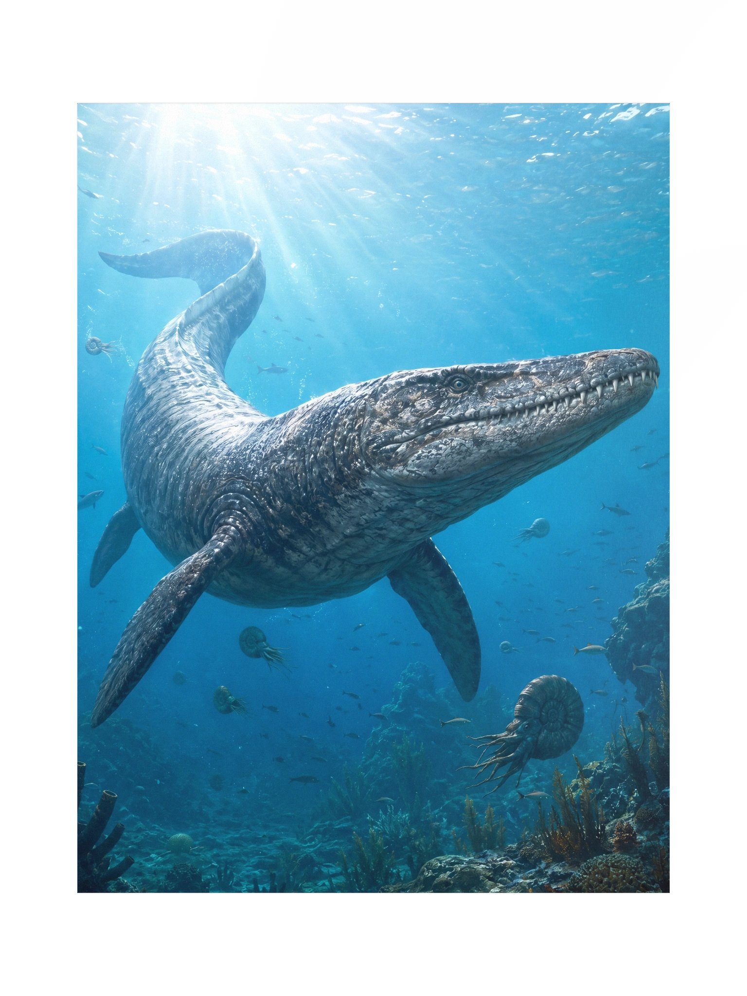 Mosasaurus Prehistoric Ocean Poster product image (1)