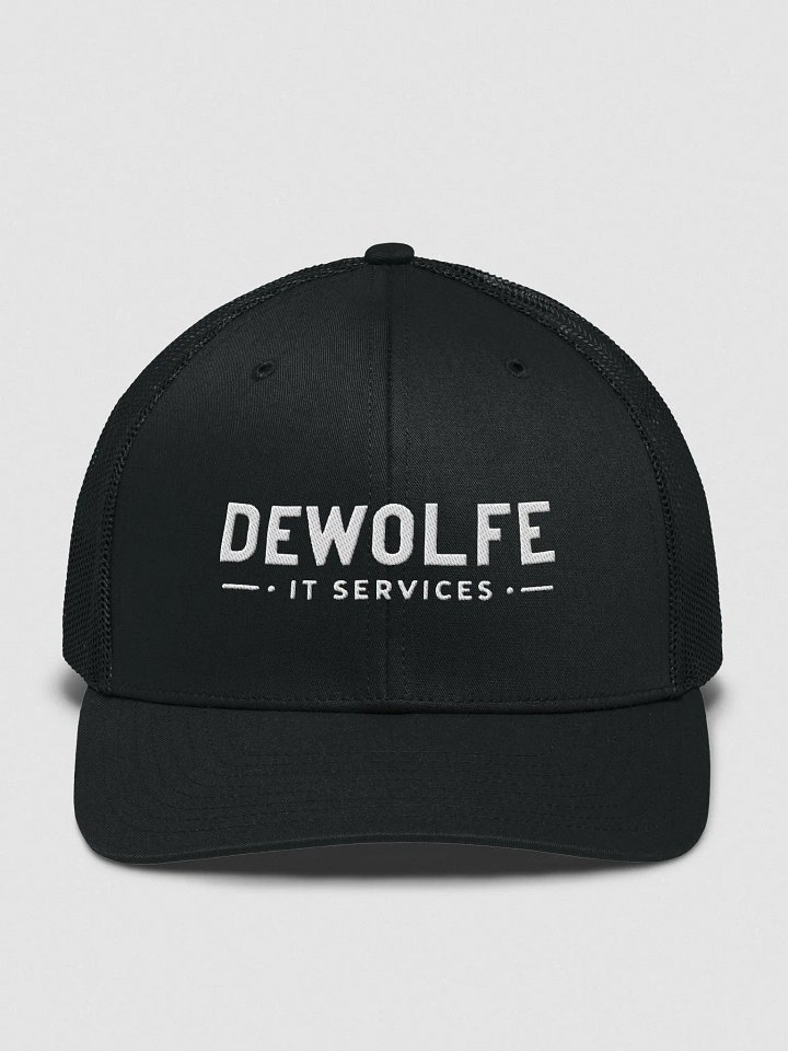 DEWOLFE IT SERVICES Dark Mode Trucker Hat product image (1)
